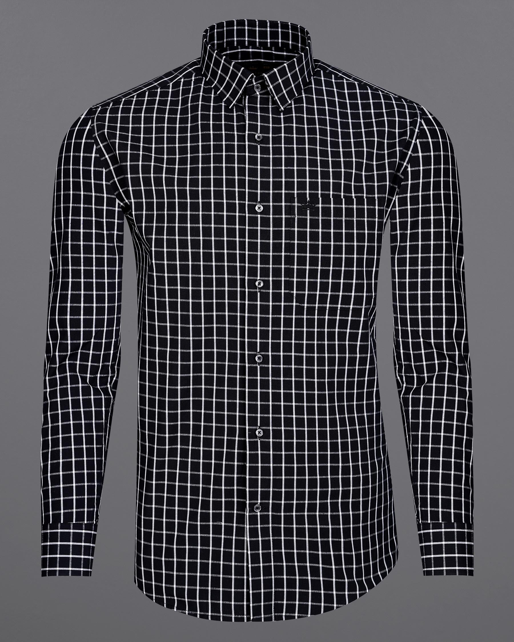 Jade Black Windowpane Premium Cotton Shirt 7842-BLK-38, 7842-BLK-H-38, 7842-BLK-39,7842-BLK-H-39, 7842-BLK-40, 7842-BLK-H-40, 7842-BLK-42, 7842-BLK-H-42, 7842-BLK-44, 7842-BLK-H-44, 7842-BLK-46, 7842-BLK-H-46, 7842-BLK-48, 7842-BLK-H-48, 7842-BLK-50, 7842-BLK-H-50, 7842-BLK-52, 7842-BLK-H-52