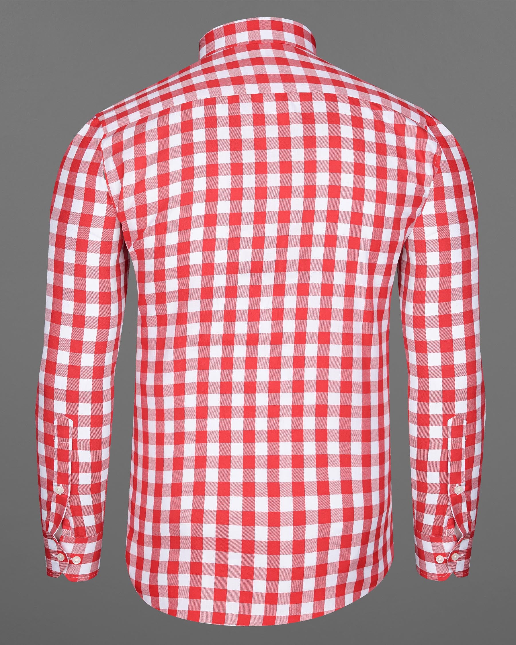 Bright White and Mahogany Red Checkered Twill Premium Cotton Shirt 7847-BD-38, 7847-BD-H-38, 7847-BD-39,7847-BD-H-39, 7847-BD-40, 7847-BD-H-40, 7847-BD-42, 7847-BD-H-42, 7847-BD-44, 7847-BD-H-44, 7847-BD-46, 7847-BD-H-46, 7847-BD-48, 7847-BD-H-48, 7847-BD-50, 7847-BD-H-50, 7847-BD-52, 7847-BD-H-52