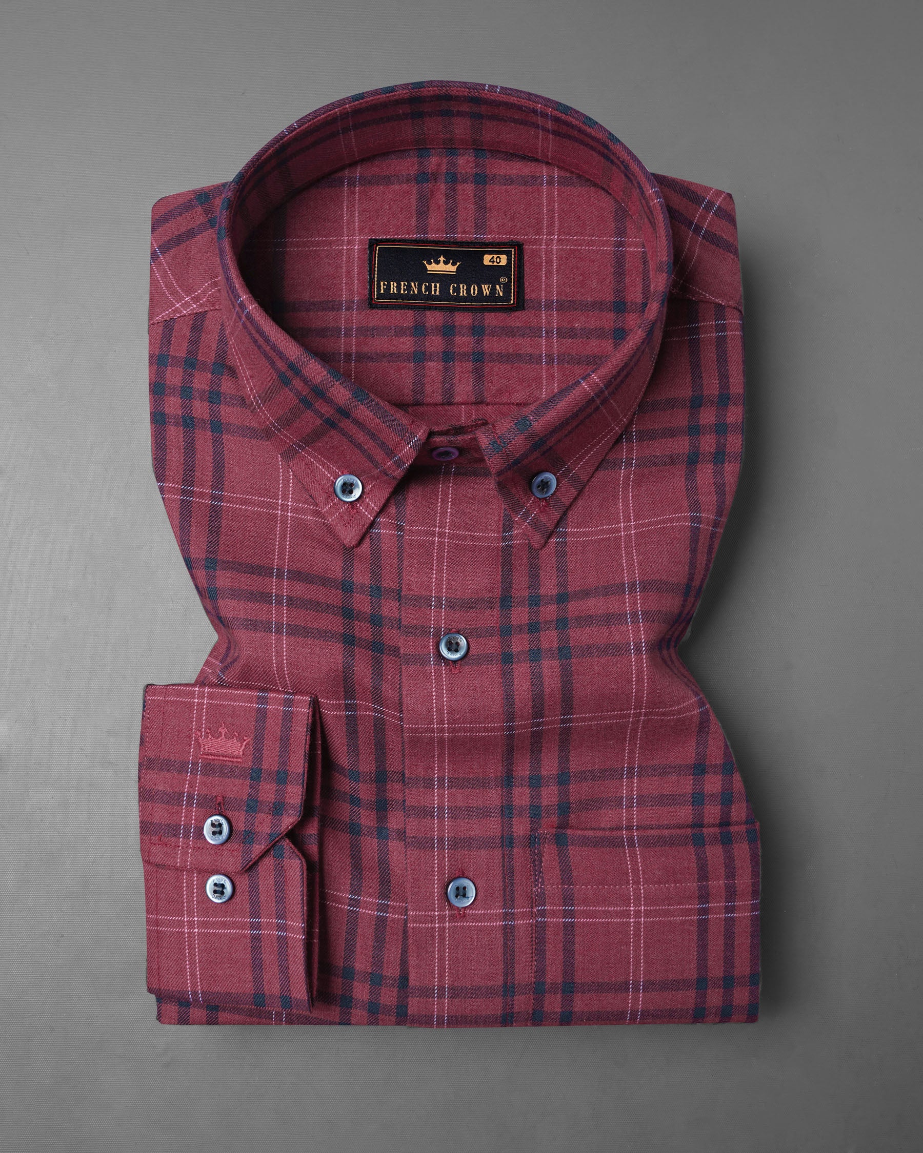 Camelot Red Plaid Twill Premium Cotton Shirt 7870-BD-BLE-38, 7870-BD-BLE-H-38, 7870-BD-BLE-39, 7870-BD-BLE-H-39, 7870-BD-BLE-40, 7870-BD-BLE-H-40, 7870-BD-BLE-42, 7870-BD-BLE-H-42, 7870-BD-BLE-44, 7870-BD-BLE-H-44, 7870-BD-BLE-46, 7870-BD-BLE-H-46, 7870-BD-BLE-48, 7870-BD-BLE-H-48, 7870-BD-BLE-50, 7870-BD-BLE-H-50, 7870-BD-BLE-52, 7870-BD-BLE-H-52