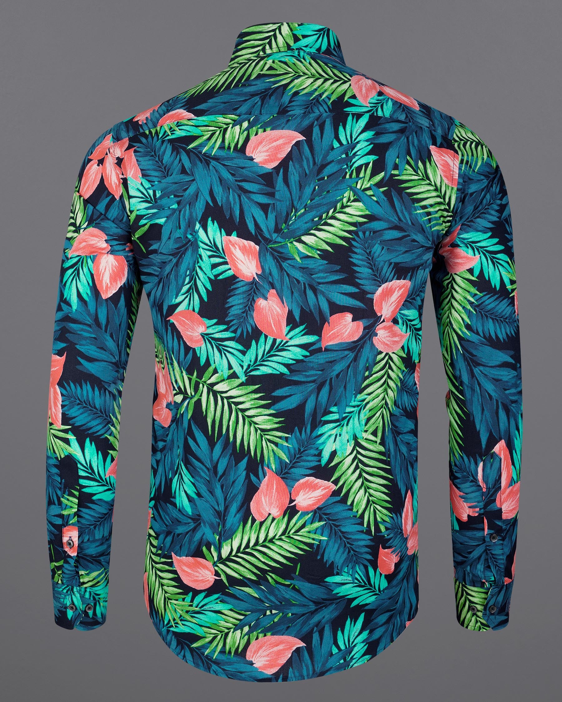 Allports Blue and Mantis Green Leaves Printed Premium Cotton Shirt 7871-BLK-38, 7871-BLK-H-38, 7871-BLK-39, 7871-BLK-H-39, 7871-BLK-40, 7871-BLK-H-40, 7871-BLK-42, 7871-BLK-H-42, 7871-BLK-44, 7871-BLK-H-44, 7871-BLK-46, 7871-BLK-H-46, 7871-BLK-48, 7871-BLK-H-48, 7871-BLK-50, 7871-BLK-H-50, 7871-BLK-52, 7871-BLK-H-52