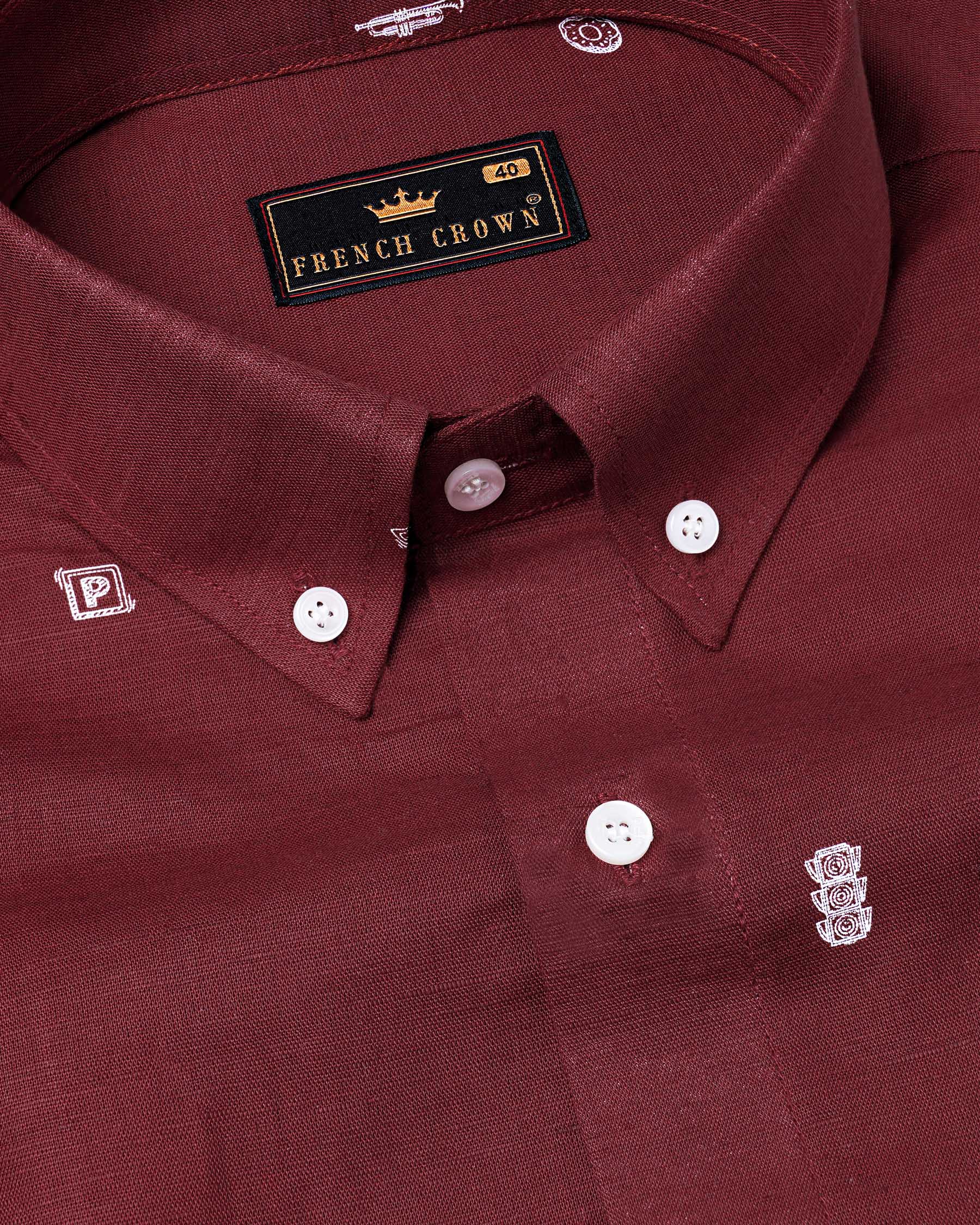 Espresso Red Print Luxurious Linen Shirt 7873-BD-38, 7873-BD-H-38, 7873-BD-39, 7873-BD-H-39, 7873-BD-40, 7873-BD-H-40, 7873-BD-42, 7873-BD-H-42, 7873-BD-44, 7873-BD-H-44, 7873-BD-46, 7873-BD-H-46, 7873-BD-48, 7873-BD-H-48, 7873-BD-50, 7873-BD-H-50, 7873-BD-52, 7873-BD-H-52