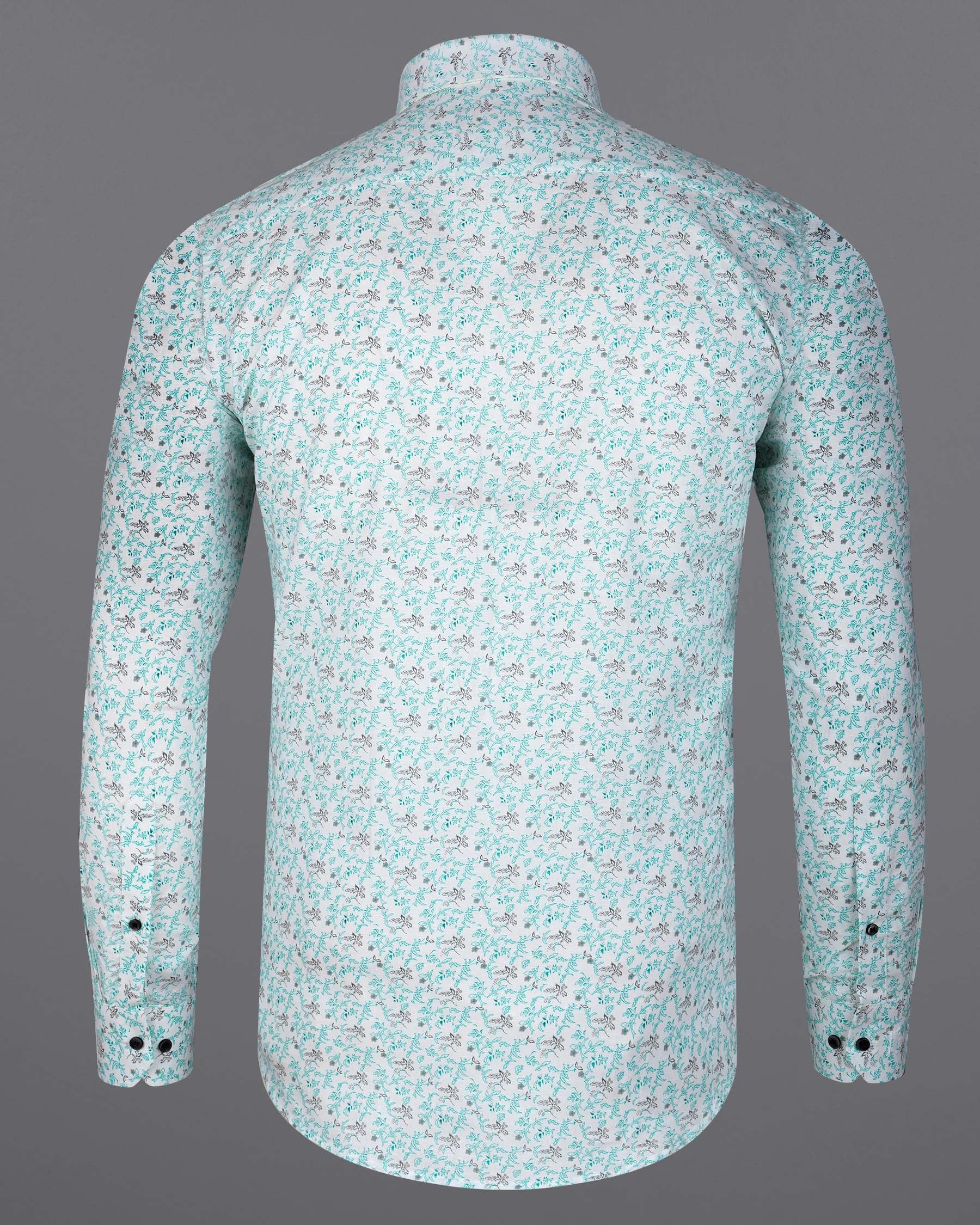 Bright White Leaves Printed Luxurious Linen Shirt 7874-BLK-38, 7874-BLK-H-38, 7874-BLK-39, 7874-BLK-H-39, 7874-BLK-40, 7874-BLK-H-40, 7874-BLK-42, 7874-BLK-H-42, 7874-BLK-44, 7874-BLK-H-44, 7874-BLK-46, 7874-BLK-H-46, 7874-BLK-48, 7874-BLK-H-48, 7874-BLK-50, 7874-BLK-H-50, 7874-BLK-52, 7874-BLK-H-52