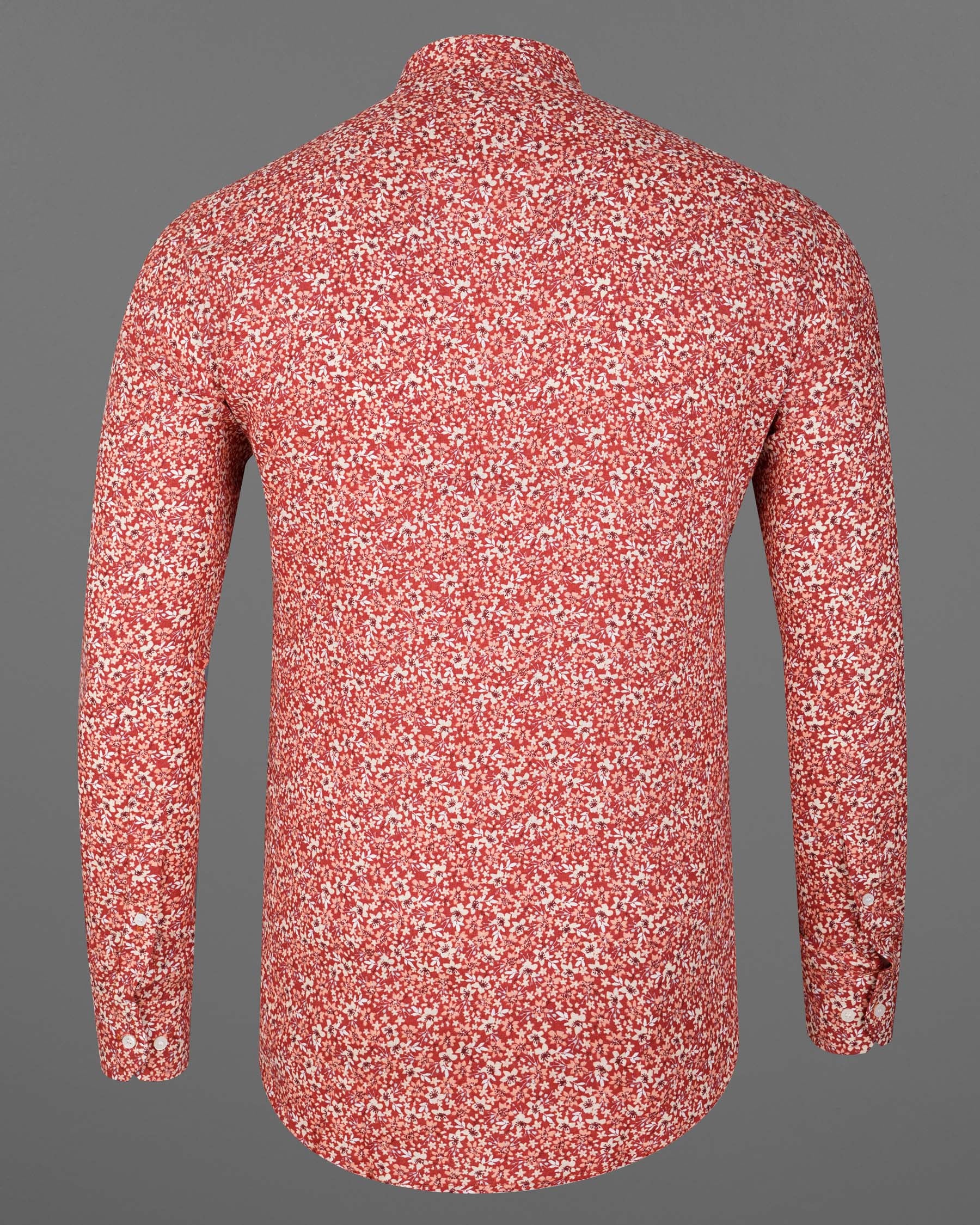 Flush Mahogany Red Ditzy Printed Luxurious Linen Shirt 7876-M-38, 7876-M-H-38, 7876-M-39, 7876-M-H-39, 7876-M-40, 7876-M-H-40, 7876-M-42, 7876-M-H-42, 7876-M-44, 7876-M-H-44, 7876-M-46, 7876-M-H-46, 7876-M-48, 7876-M-H-48, 7876-M-50, 7876-M-H-50, 7876-M-52, 7876-M-H-52