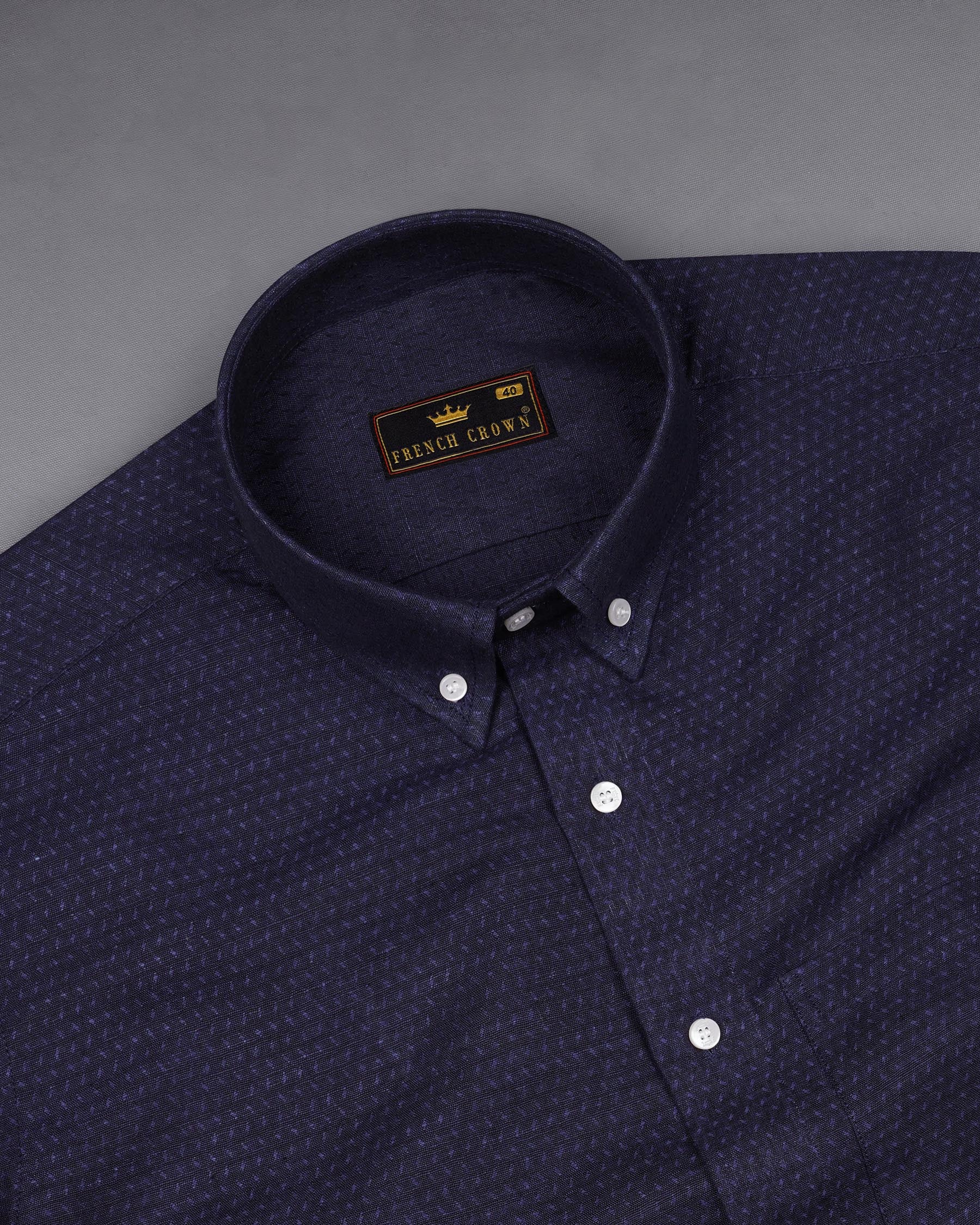 Ebony Clay Navy Blue Luxurious Linen Shirt 7877-BD-38, 7877-BD-H-38, 7877-BD-39, 7877-BD-H-39, 7877-BD-40, 7877-BD-H-40, 7877-BD-42, 7877-BD-H-42, 7877-BD-44, 7877-BD-H-44, 7877-BD-46, 7877-BD-H-46, 7877-BD-48, 7877-BD-H-48, 7877-BD-50, 7877-BD-H-50, 7877-BD-52, 7877-BD-H-52