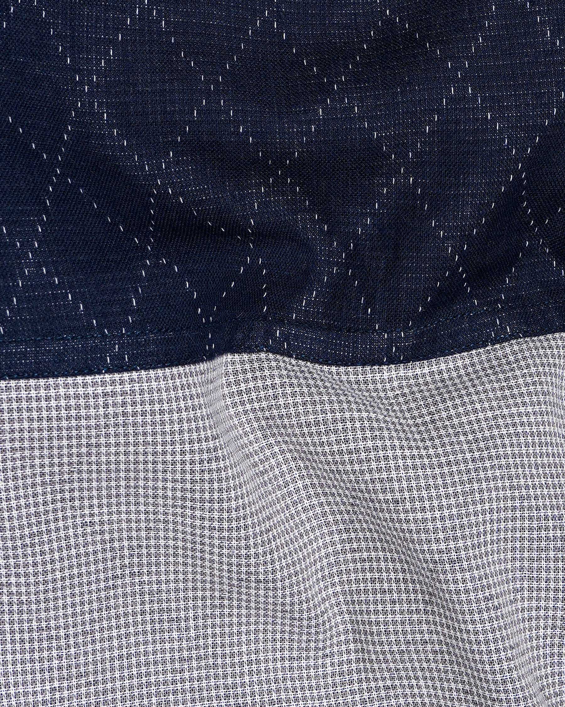 Fedora Gray and Tangaroa Navy Blue Twill Premium Cotton Designer Shirt 7900-P186-38, 7900-P186-H-38, 7900-P186-39, 7900-P186-H-39, 7900-P186-40, 7900-P186-H-40, 7900-P186-42, 7900-P186-H-42, 7900-P186-44, 7900-P186-H-44, 7900-P186-46, 7900-P186-H-46, 7900-P186-48, 7900-P186-H-48, 7900-P186-50, 7900-P186-H-50, 7900-P186-52, 7900-P186-H-52