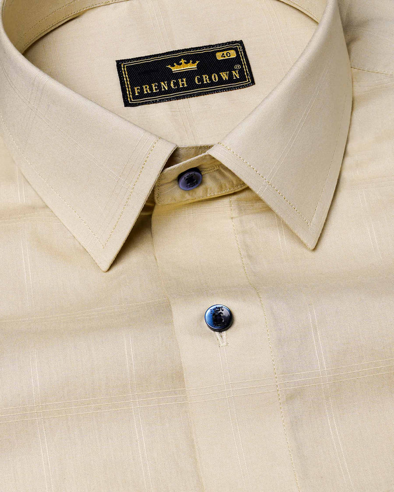 Dust Storm Cream Dobby Textured Premium Giza Cotton Shirt 7909-BLE-38, 7909-BLE-H-38, 7909-BLE-39, 7909-BLE-H-39, 7909-BLE-40, 7909-BLE-H-40, 7909-BLE-42, 7909-BLE-H-42, 7909-BLE-44, 7909-BLE-H-44, 7909-BLE-46, 7909-BLE-H-46, 7909-BLE-48, 7909-BLE-H-48, 7909-BLE-50, 7909-BLE-H-50, 7909-BLE-52, 7909-BLE-H-52