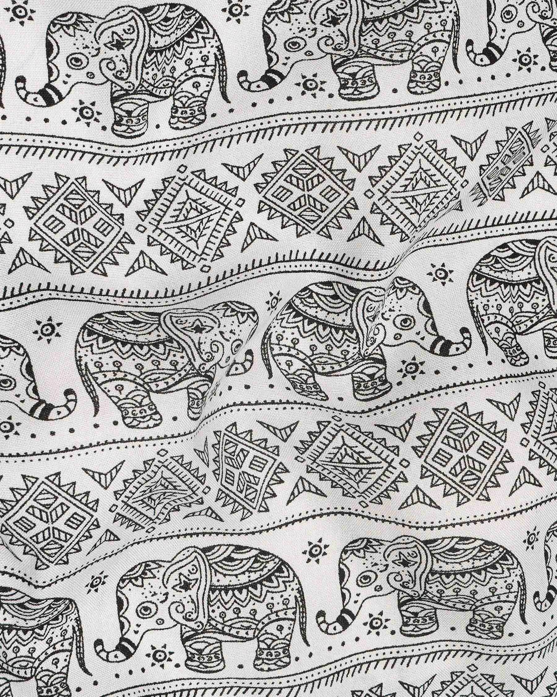 Bright White and Black Tribal Printed Premium Tencel Shirt 7925-KS-38, 7925-KS-H-38, 7925-KS-39, 7925-KS-H-39, 7925-KS-40, 7925-KS-H-40, 7925-KS-42, 7925-KS-H-42, 7925-KS-44, 7925-KS-H-44, 7925-KS-46, 7925-KS-H-46, 7925-KS-48, 7925-KS-H-48, 7925-KS-50, 7925-KS-H-50, 7925-KS-52, 7925-KS-H-52