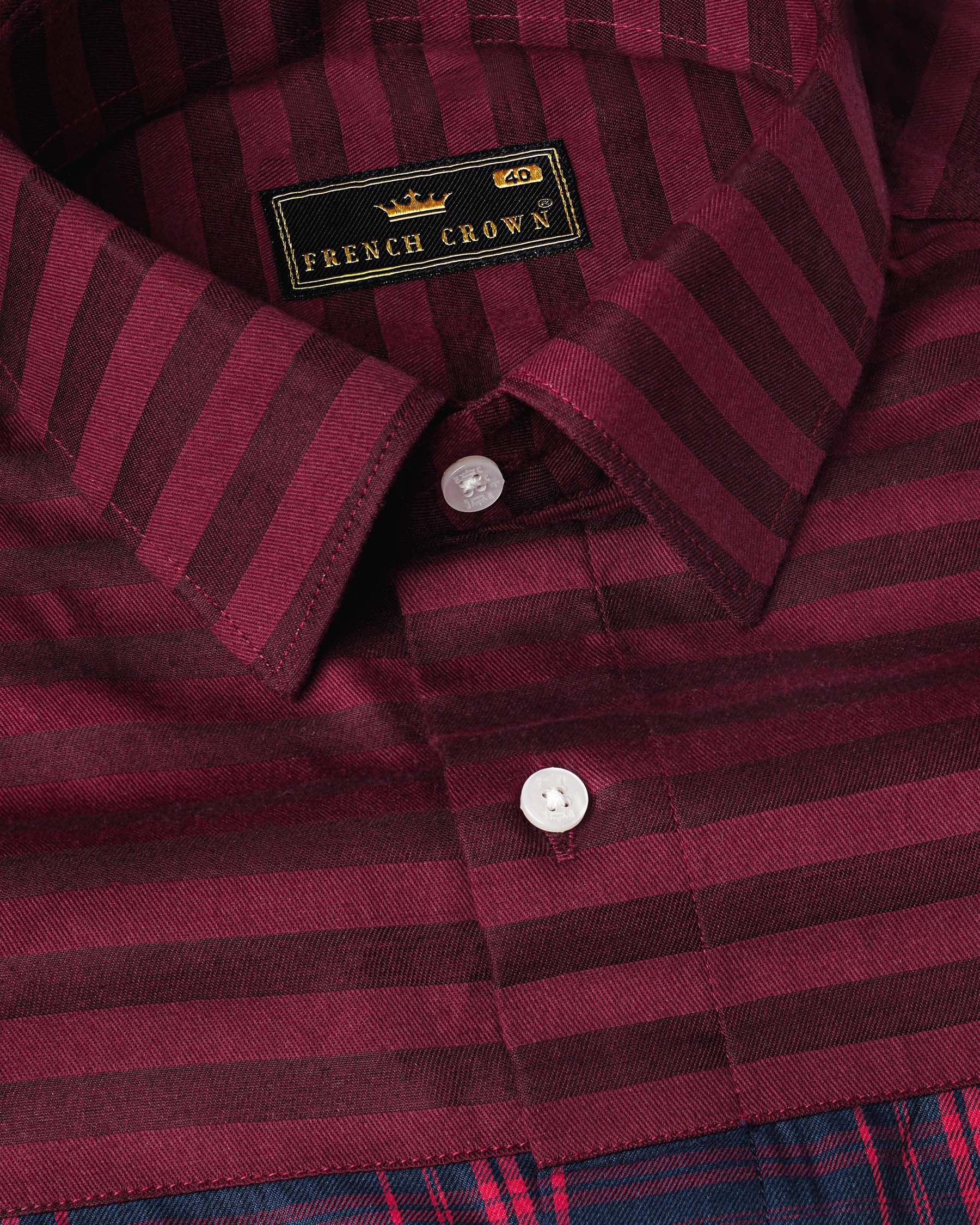 Wineberry With Tangaroa Navy Blue Plaid and Striped Twill Premium Cotton Designer Shirt 7942-P125-38, 7942-P125-H-38, 7942-P125-39, 7942-P125-H-39, 7942-P125-40, 7942-P125-H-40, 7942-P125-42, 7942-P125-H-42, 7942-P125-44, 7942-P125-H-44, 7942-P125-46, 7942-P125-H-46, 7942-P125-48, 7942-P125-H-48, 7942-P125-50, 7942-P125-H-50, 7942-P125-52, 7942-P125-H-52