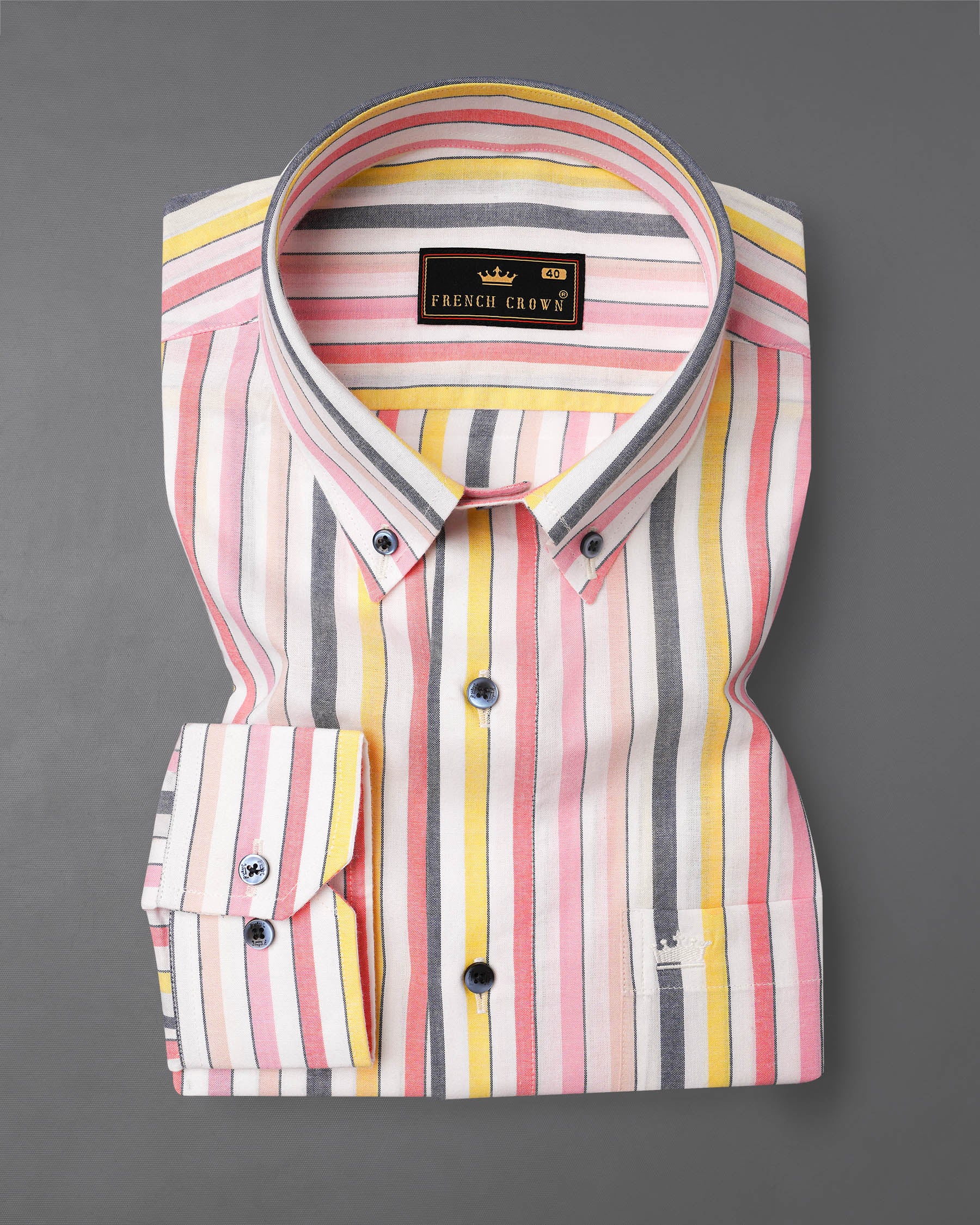 Carnation Pink and Bone Peach Multicolour Striped Premium Cotton Shirt 7953-BD-BLE-38, 7953-BD-BLE-H-38, 7953-BD-BLE-39, 7953-BD-BLE-H-39, 7953-BD-BLE-40, 7953-BD-BLE-H-40, 7953-BD-BLE-42, 7953-BD-BLE-H-42, 7953-BD-BLE-44, 7953-BD-BLE-H-44, 7953-BD-BLE-46, 7953-BD-BLE-H-46, 7953-BD-BLE-48, 7953-BD-BLE-H-48, 7953-BD-BLE-50, 7953-BD-BLE-H-50, 7953-BD-BLE-52, 7953-BD-BLE-H-52
