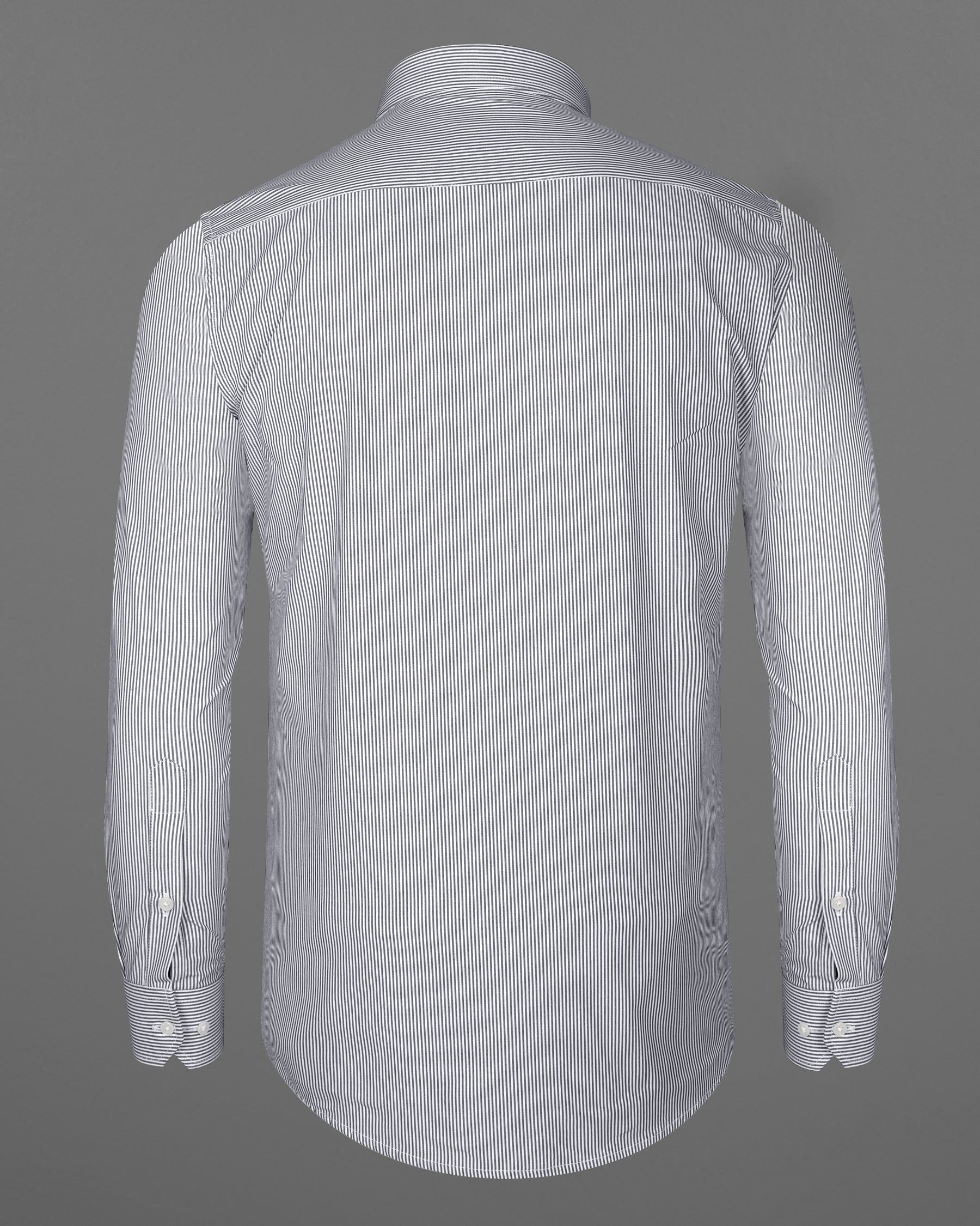 Fedora Gray and White Pin Striped Royal Oxford Shirt 7969-38, 7969-H-38, 7969-39, 7969-H-39, 7969-40, 7969-H-40, 7969-42, 7969-H-42, 7969-44, 7969-H-44, 7969-46, 7969-H-46, 7969-48, 7969-H-48, 7969-50, 7969-H-50, 7969-52, 7969-H-52