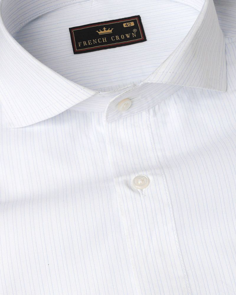 Bright White With Pin Striped Premium Cotton Shirt 7983-CA-38, 7983-CA-H-38, 7983-CA-39, 7983-CA-H-39, 7983-CA-40, 7983-CA-H-40, 7983-CA-42, 7983-CA-H-42, 7983-CA-44, 7983-CA-H-44, 7983-CA-46, 7983-CA-H-46, 7983-CA-48, 7983-CA-H-48, 7983-CA-50, 7983-CA-H-50, 7983-CA-52, 7983-CA-H-52