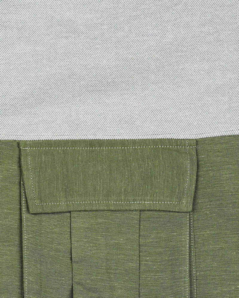 Geyser Gray and Dingley Green Flannel Premium Cotton Designer Shirt 7990-P169-38, 7990-P169-H-38, 7990-P169-39, 7990-P169-H-39, 7990-P169-40, 7990-P169-H-40, 7990-P169-42, 7990-P169-H-42, 7990-P169-44, 7990-P169-H-44, 7990-P169-46, 7990-P169-H-46, 7990-P169-48, 7990-P169-H-48, 7990-P169-50, 7990-P169-H-50, 7990-P169-52, 7990-P169-H-52