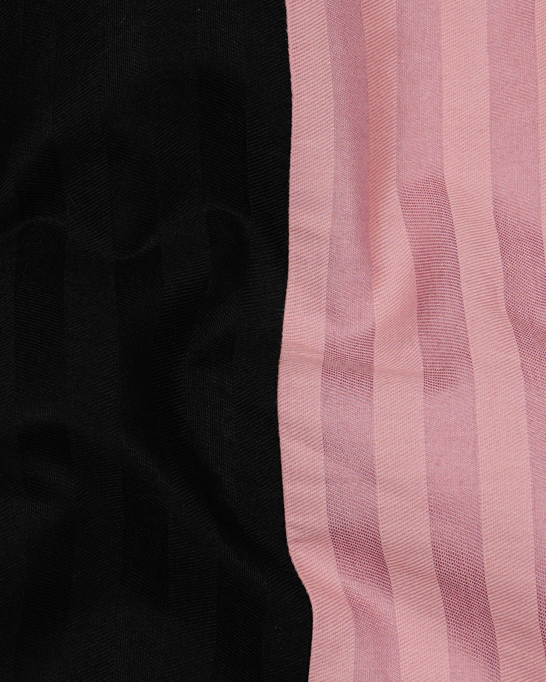 Oriental Pink Striped with Jade Black and White Super Soft Premium Cotton Designer Block Shirt 8045-P102-38, 8045-P102-39, 8045-P102-40, 8045-P102-42, 8045-P102-44, 8045-P102-46, 8045-P102-48, 8045-P102-50, 8045-P102-52