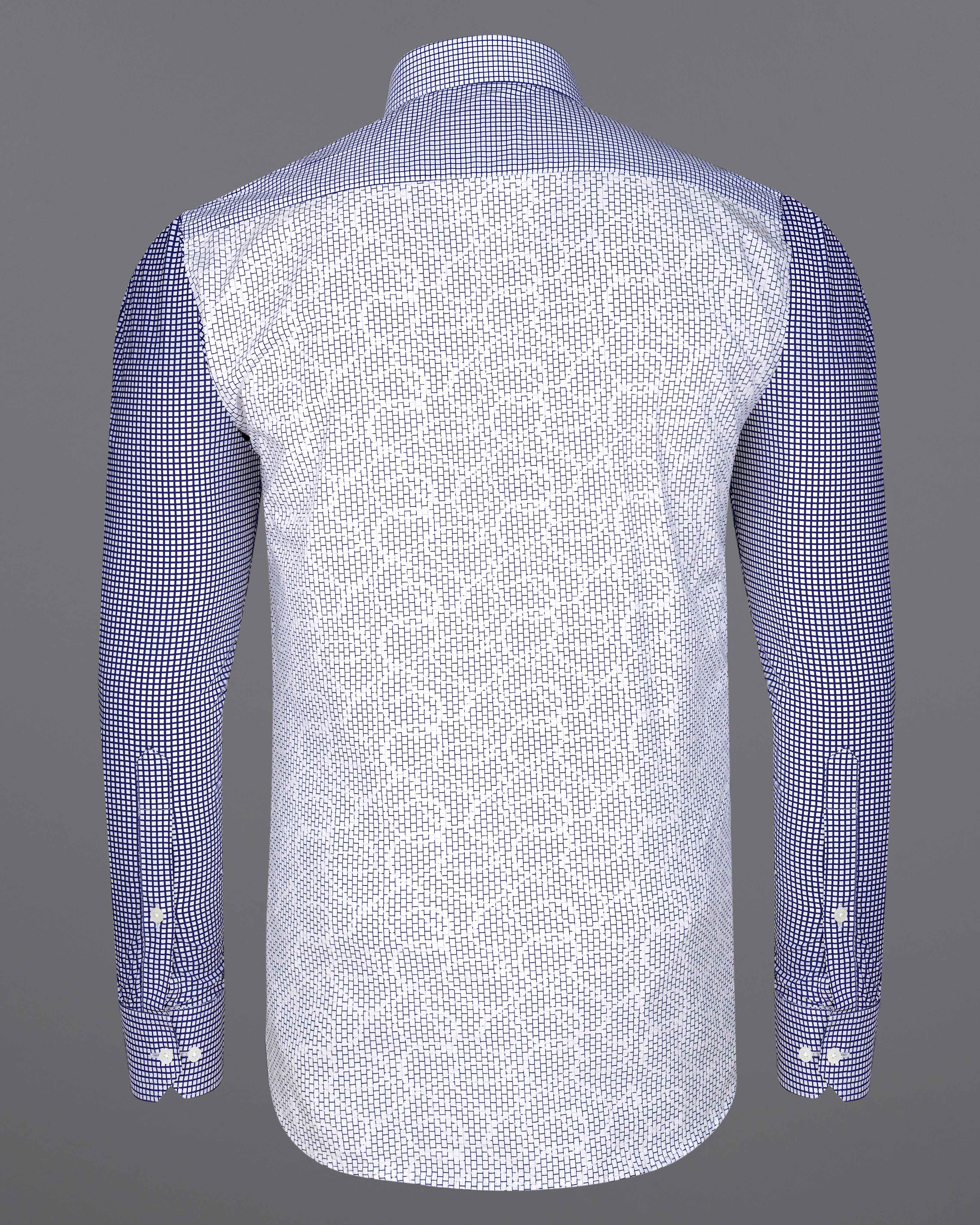 Meteorite Blue and White Premium Cotton Designer Block Shirt 8050-P112-38, 8050-P112-H-38, 8050-P112-39,8050-P112-H-39, 8050-P112-40, 8050-P112-H-40, 8050-P112-42, 8050-P112-H-42, 8050-P112-44, 8050-P112-H-44, 8050-P112-46, 8050-P112-H-46, 8050-P112-48, 8050-P112-H-48, 8050-P112-50, 8050-P112-H-50, 8050-P112-52, 8050-P112-H-52