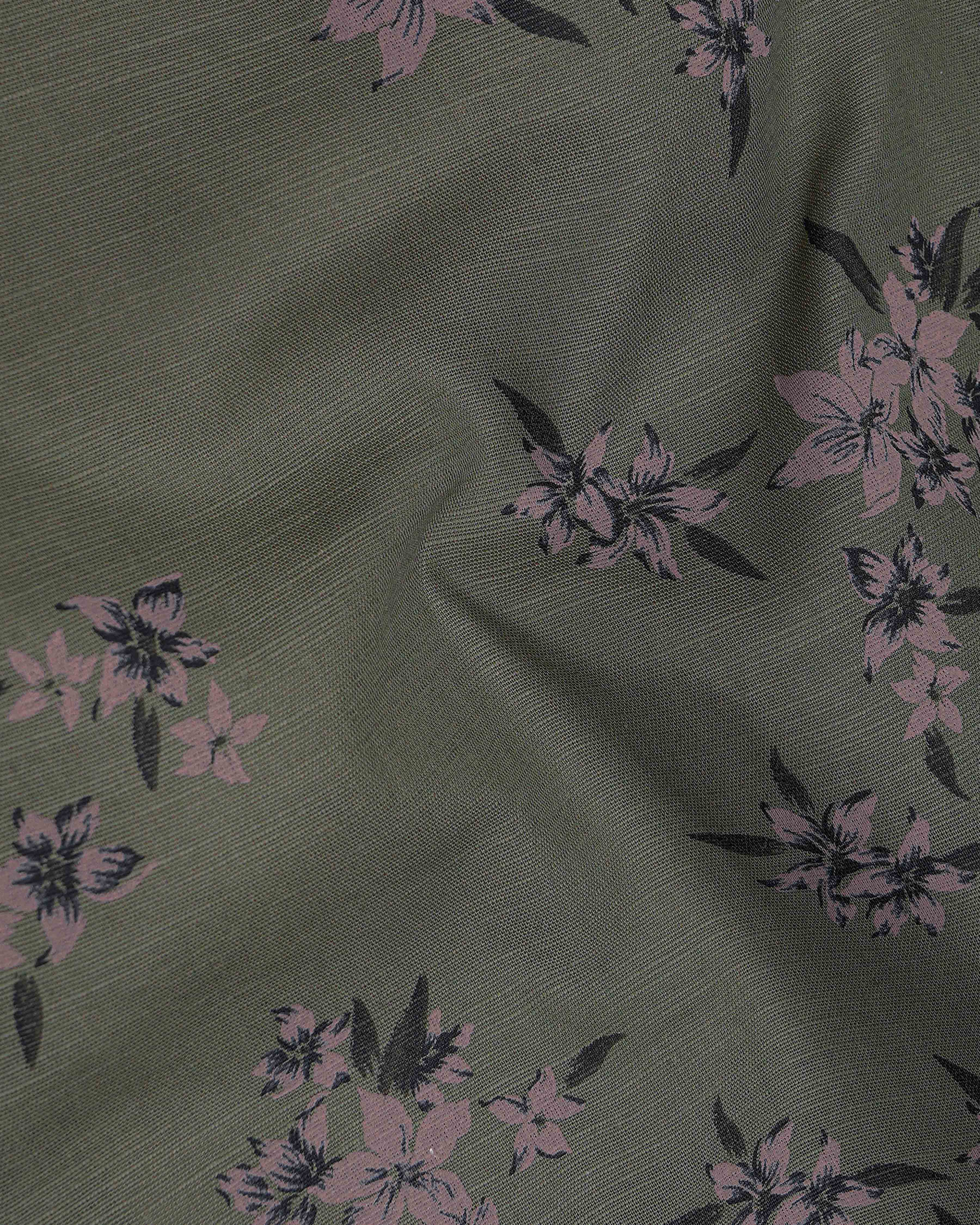 Fuscous Green With Floral Printed Luxurious Linen Shirt 8074-BLK-38, 8074-BLK-H-38, 8074-BLK-39, 8074-BLK-H-39, 8074-BLK-40, 8074-BLK-H-40, 8074-BLK-42, 8074-BLK-H-42, 8074-BLK-44, 8074-BLK-H-44, 8074-BLK-46, 8074-BLK-H-46, 8074-BLK-48, 8074-BLK-H-48, 8074-BLK-50, 8074-BLK-H-50, 8074-BLK-52, 8074-BLK-H-52