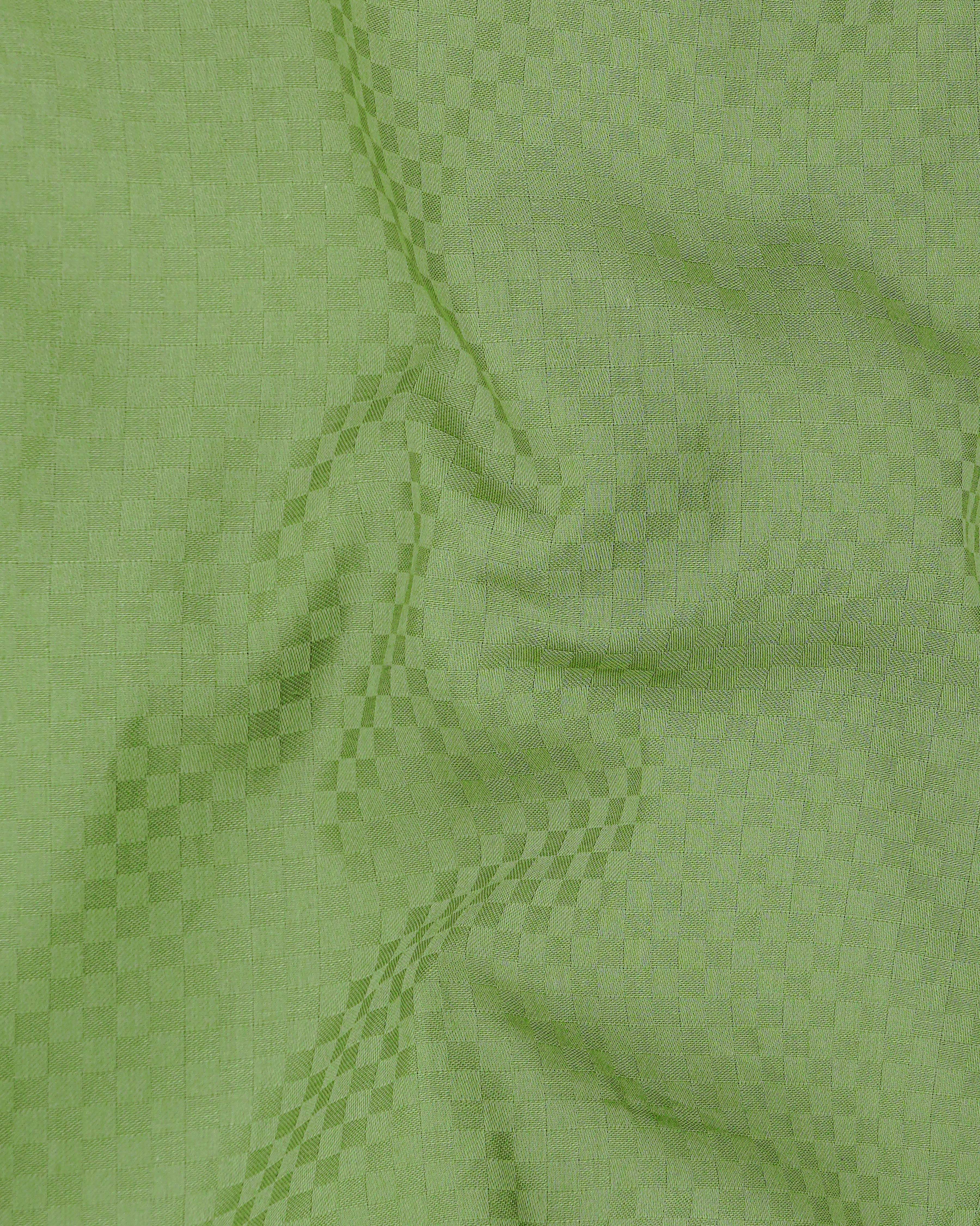 Asparagus Green Checked Dobby Textured Premium Giza Cotton Shirt 8118-BD-38, 8118-BD-H-38, 8118-BD-39, 8118-BD-H-39, 8118-BD-40, 8118-BD-H-40, 8118-BD-42, 8118-BD-H-42, 8118-BD-44, 8118-BD-H-44, 8118-BD-46, 8118-BD-H-46, 8118-BD-48, 8118-BD-H-48, 8118-BD-50, 8118-BD-H-50, 8118-BD-52, 8118-BD-H-52