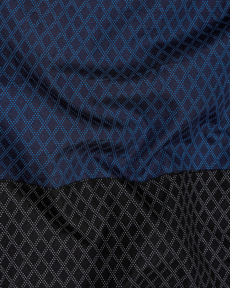 Ebony Clay Blue Geometric Printed Soft Premium Cotton Designer Shirt 8224-BLK-P214-38, 8224-BLK-P214-H-38, 8224-BLK-P214-39, 8224-BLK-P214-H-39, 8224-BLK-P214-40, 8224-BLK-P214-H-40, 8224-BLK-P214-42, 8224-BLK-P214-H-42, 8224-BLK-P214-44, 8224-BLK-P214-H-44, 8224-BLK-P214-46, 8224-BLK-P214-H-46, 8224-BLK-P214-48, 8224-BLK-P214-H-48, 8224-BLK-P214-50, 8224-BLK-P214-H-50, 8224-BLK-P214-52, 8224-BLK-P214-H-52