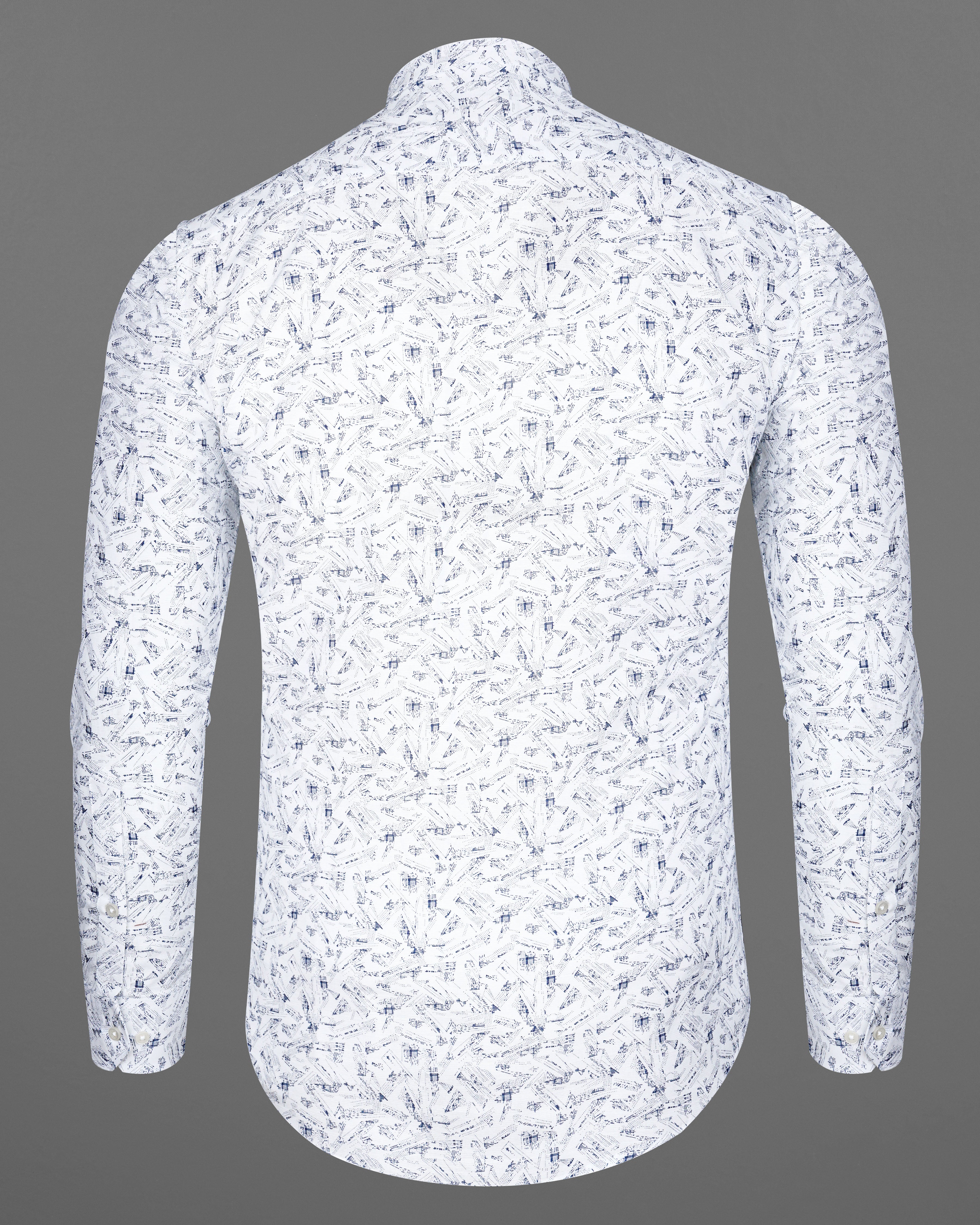 Bright White With Thunder Navy Blue Printed Luxurious Linen Shirt 8263-M-38, 8263-M-H-38, 8263-M-39, 8263-M-H-39, 8263-M-40, 8263-M-H-40, 8263-M-42, 8263-M-H-42, 8263-M-44, 8263-M-H-44, 8263-M-46, 8263-M-H-46, 8263-M-48, 8263-M-H-48, 8263-M-50, 8263-M-H-50, 8263-M-52, 8263-M-H-52