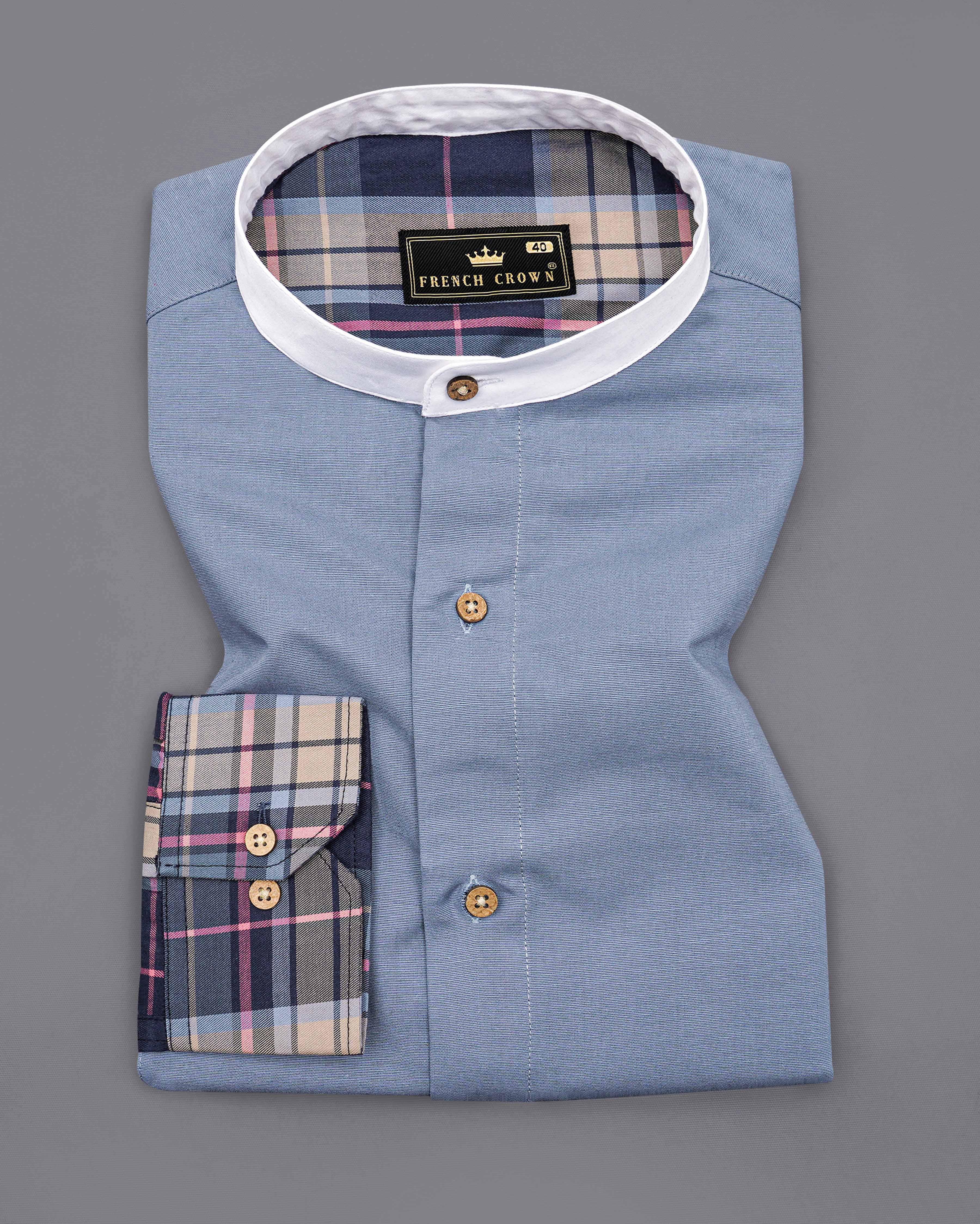 Regent Blue with Mirage Navy Blue and Bizarre Brown Plaid Twill Premium Cotton Designer Shirt 8340-M-CB-P242-38, 8340-M-CB-P242-H-38, 8340-M-CB-P242-39, 8340-M-CB-P242-H-39, 8340-M-CB-P242-40, 8340-M-CB-P242-H-40, 8340-M-CB-P242-42, 8340-M-CB-P242-H-42, 8340-M-CB-P242-44, 8340-M-CB-P242-H-44, 8340-M-CB-P242-46, 8340-M-CB-P242-H-46, 8340-M-CB-P242-48, 8340-M-CB-P242-H-48, 8340-M-CB-P242-50, 8340-M-CB-P242-H-50, 8340-M-CB-P242-52, 8340-M-CB-P242-H-52