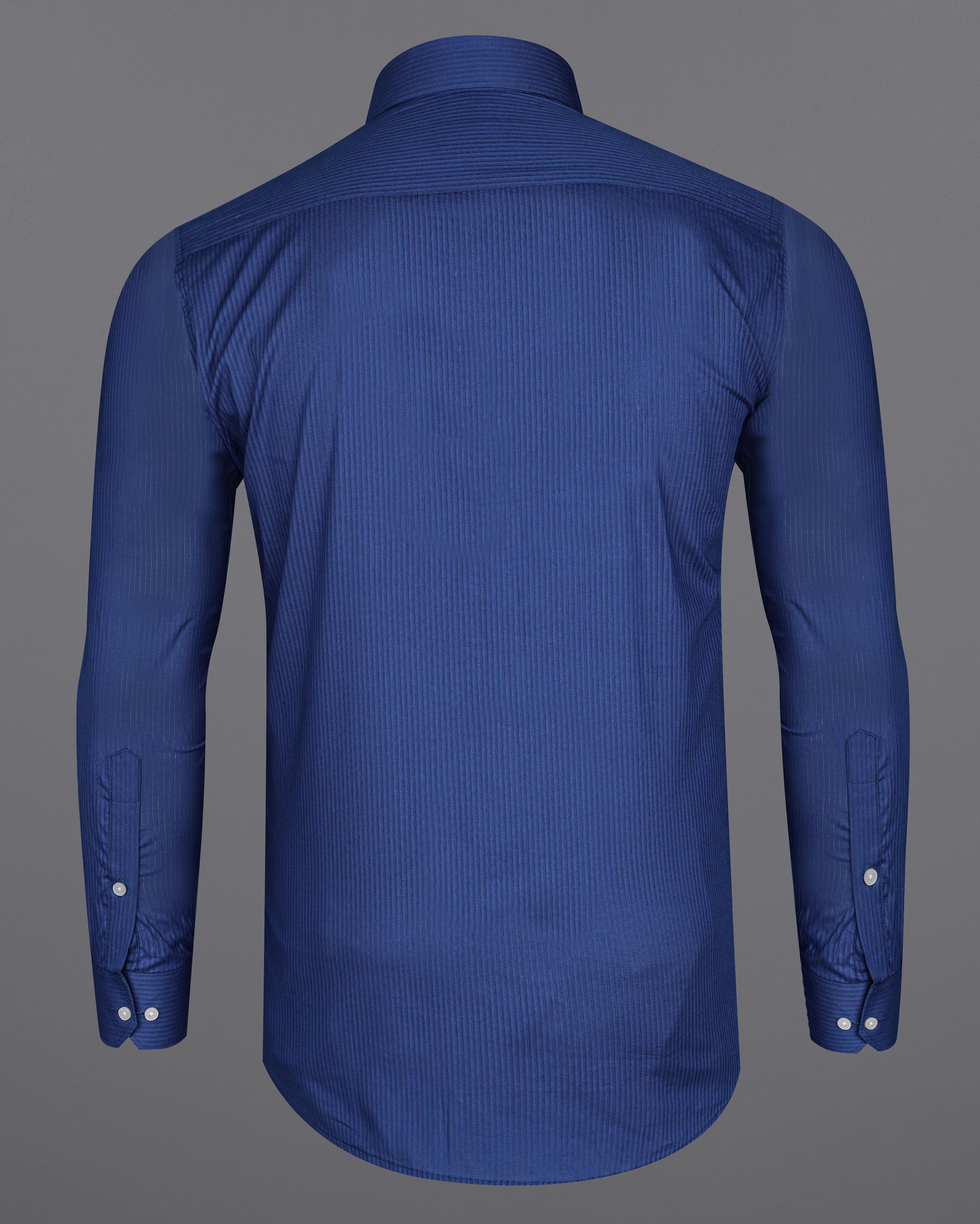 Rhino Blue Pin Striped Dobby Textured Premium Giza Cotton Shirt 8492-CA-38,8492-CA-H-38,8492-CA-39,8492-CA-H-39,8492-CA-40,8492-CA-H-40,8492-CA-42,8492-CA-H-42,8492-CA-44,8492-CA-H-44,8492-CA-46,8492-CA-H-46,8492-CA-48,8492-CA-H-48,8492-CA-50,8492-CA-H-50,8492-CA-52,8492-CA-H-52