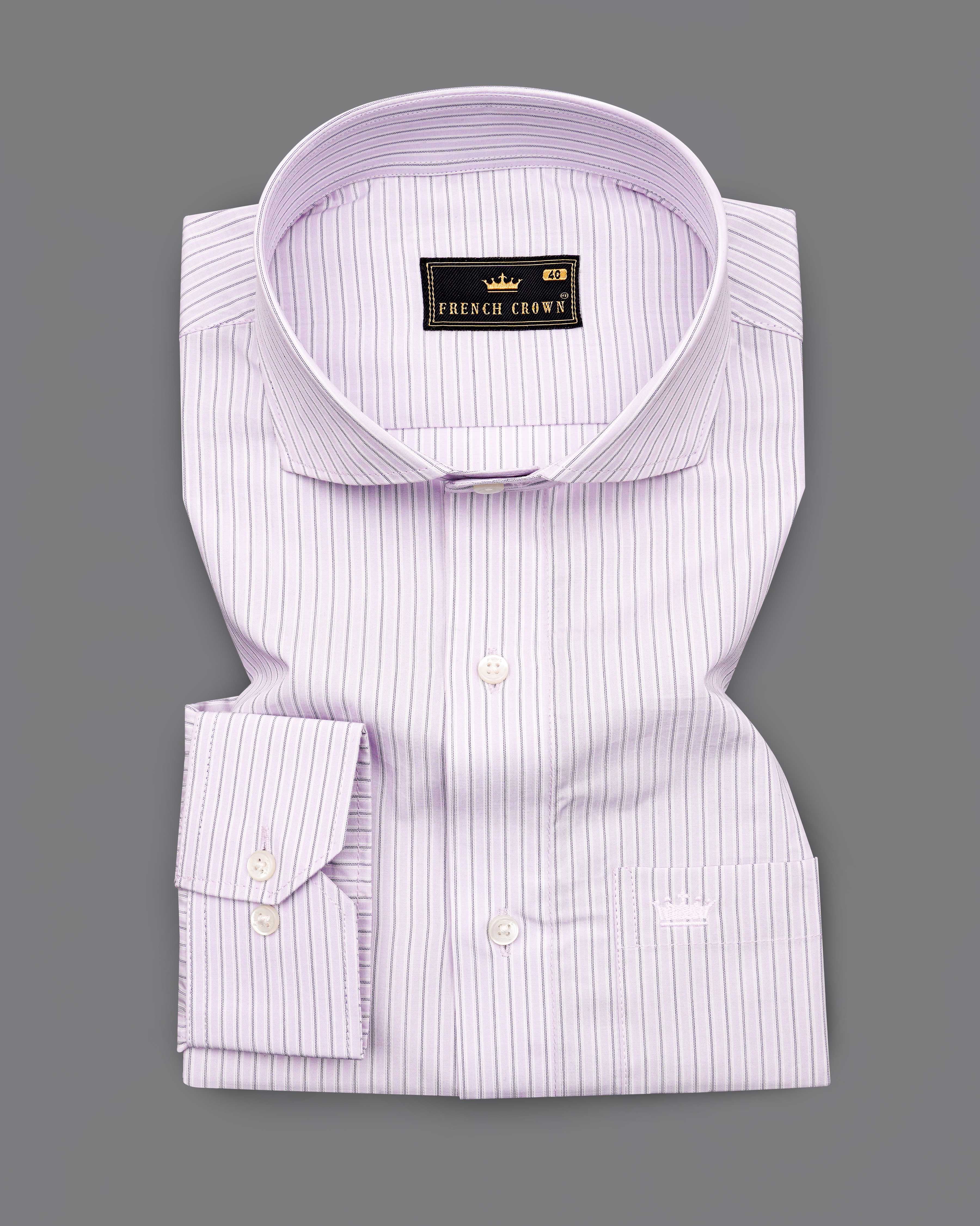 Prim Baby Pink with Ebony Black Striped Premium Cotton Shirt 8507-CA-38,8507-CA-H-38,8507-CA-39,8507-CA-H-39,8507-CA-40,8507-CA-H-40,8507-CA-42,8507-CA-H-42,8507-CA-44,8507-CA-H-44,8507-CA-46,8507-CA-H-46,8507-CA-48,8507-CA-H-48,8507-CA-50,8507-CA-H-50,8507-CA-52,8507-CA-H-52