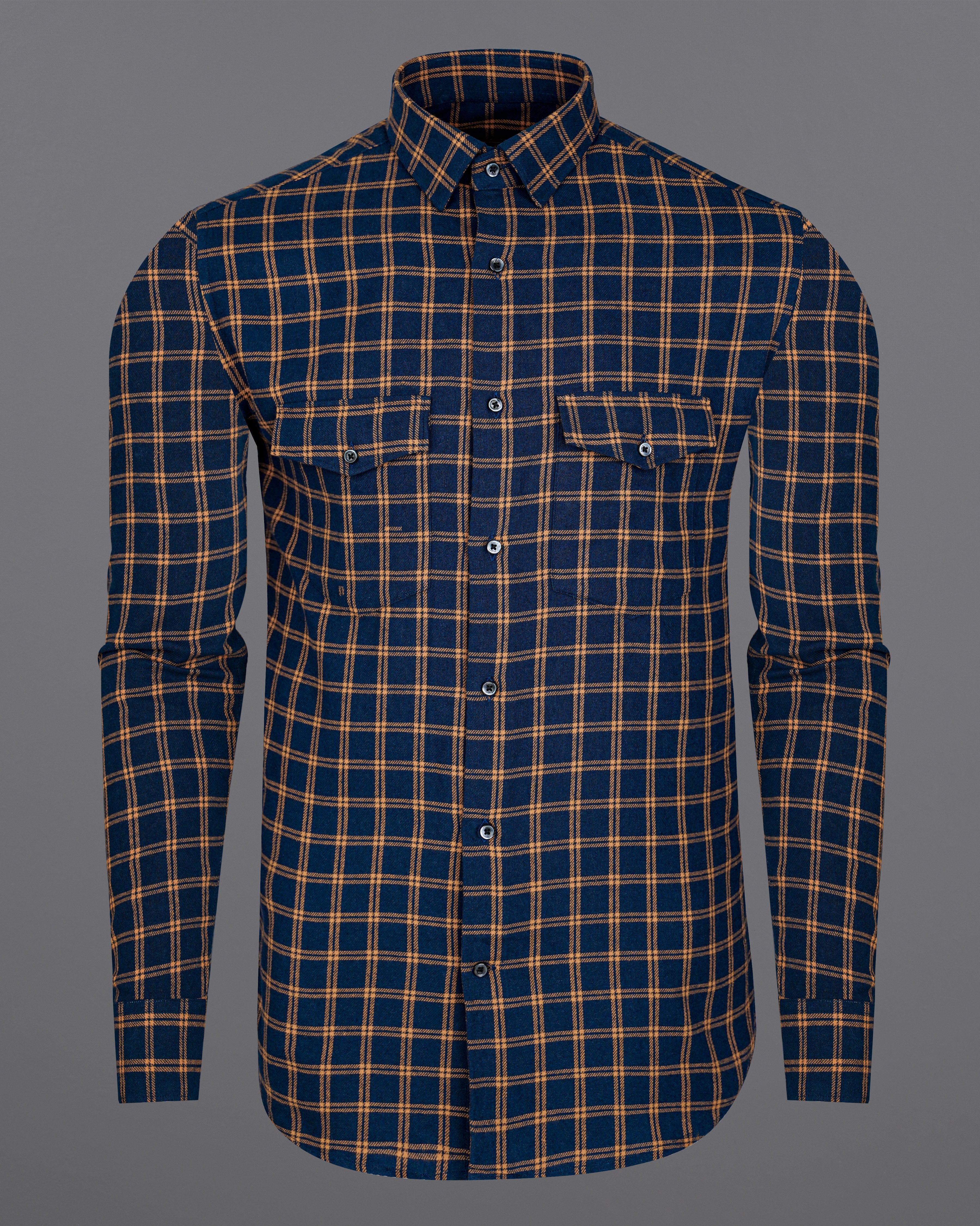 Firefly Blue with Salmon Brown Twill Plaid Premium Cotton Overshirt 8546-BLE-OS-FP-38,8546-BLE-OS-FP-H-38,8546-BLE-OS-FP-39,8546-BLE-OS-FP-H-39,8546-BLE-OS-FP-40,8546-BLE-OS-FP-H-40,8546-BLE-OS-FP-42,8546-BLE-OS-FP-H-42,8546-BLE-OS-FP-44,8546-BLE-OS-FP-H-44,8546-BLE-OS-FP-46,8546-BLE-OS-FP-H-46,8546-BLE-OS-FP-48,8546-BLE-OS-FP-H-48,8546-BLE-OS-FP-50,8546-BLE-OS-FP-H-50,8546-BLE-OS-FP-52,8546-BLE-OS-FP-H-52