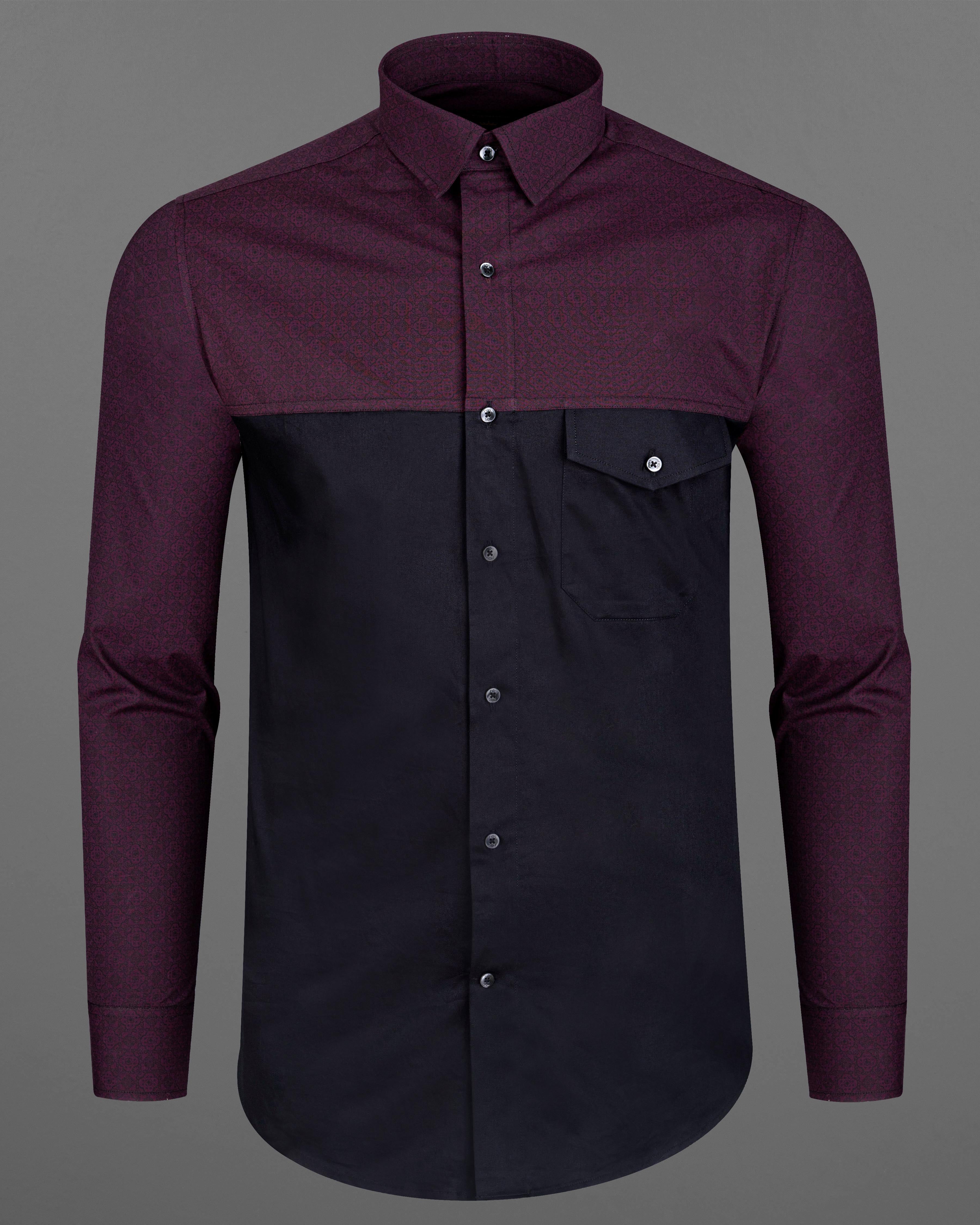 Thunder Violet with Jade Black Super Soft Premium Cotton Designer Shirt 8629-BLK-P134-38,8629-BLK-P134-H-38,8629-BLK-P134-39,8629-BLK-P134-H-39,8629-BLK-P134-40,8629-BLK-P134-H-40,8629-BLK-P134-42,8629-BLK-P134-H-42,8629-BLK-P134-44,8629-BLK-P134-H-44,8629-BLK-P134-46,8629-BLK-P134-H-46,8629-BLK-P134-48,8629-BLK-P134-H-48,8629-BLK-P134-50,8629-BLK-P134-H-50,8629-BLK-P134-52,8629-BLK-P134-H-52