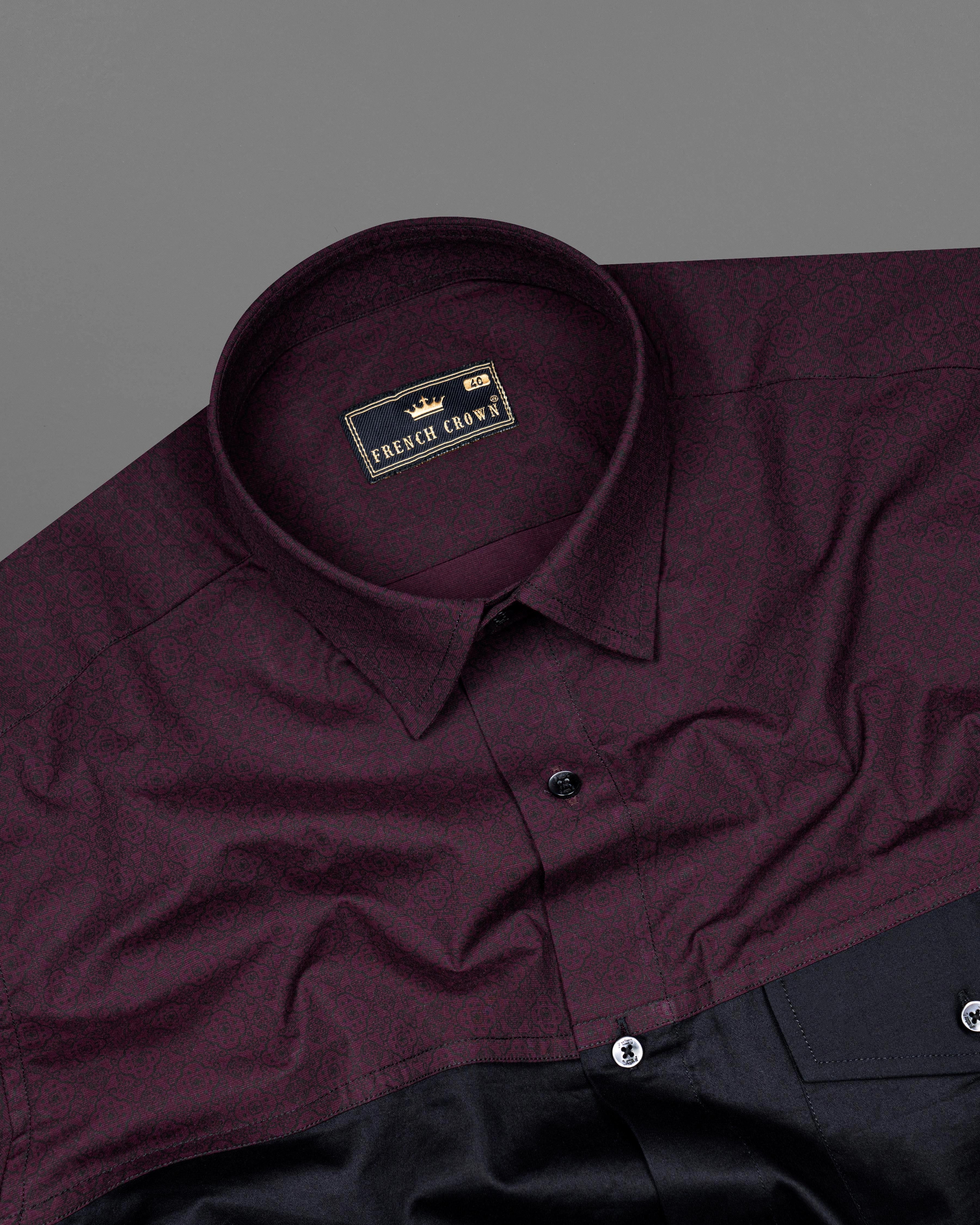 Thunder Violet with Jade Black Super Soft Premium Cotton Designer Shirt 8629-BLK-P134-38,8629-BLK-P134-H-38,8629-BLK-P134-39,8629-BLK-P134-H-39,8629-BLK-P134-40,8629-BLK-P134-H-40,8629-BLK-P134-42,8629-BLK-P134-H-42,8629-BLK-P134-44,8629-BLK-P134-H-44,8629-BLK-P134-46,8629-BLK-P134-H-46,8629-BLK-P134-48,8629-BLK-P134-H-48,8629-BLK-P134-50,8629-BLK-P134-H-50,8629-BLK-P134-52,8629-BLK-P134-H-52