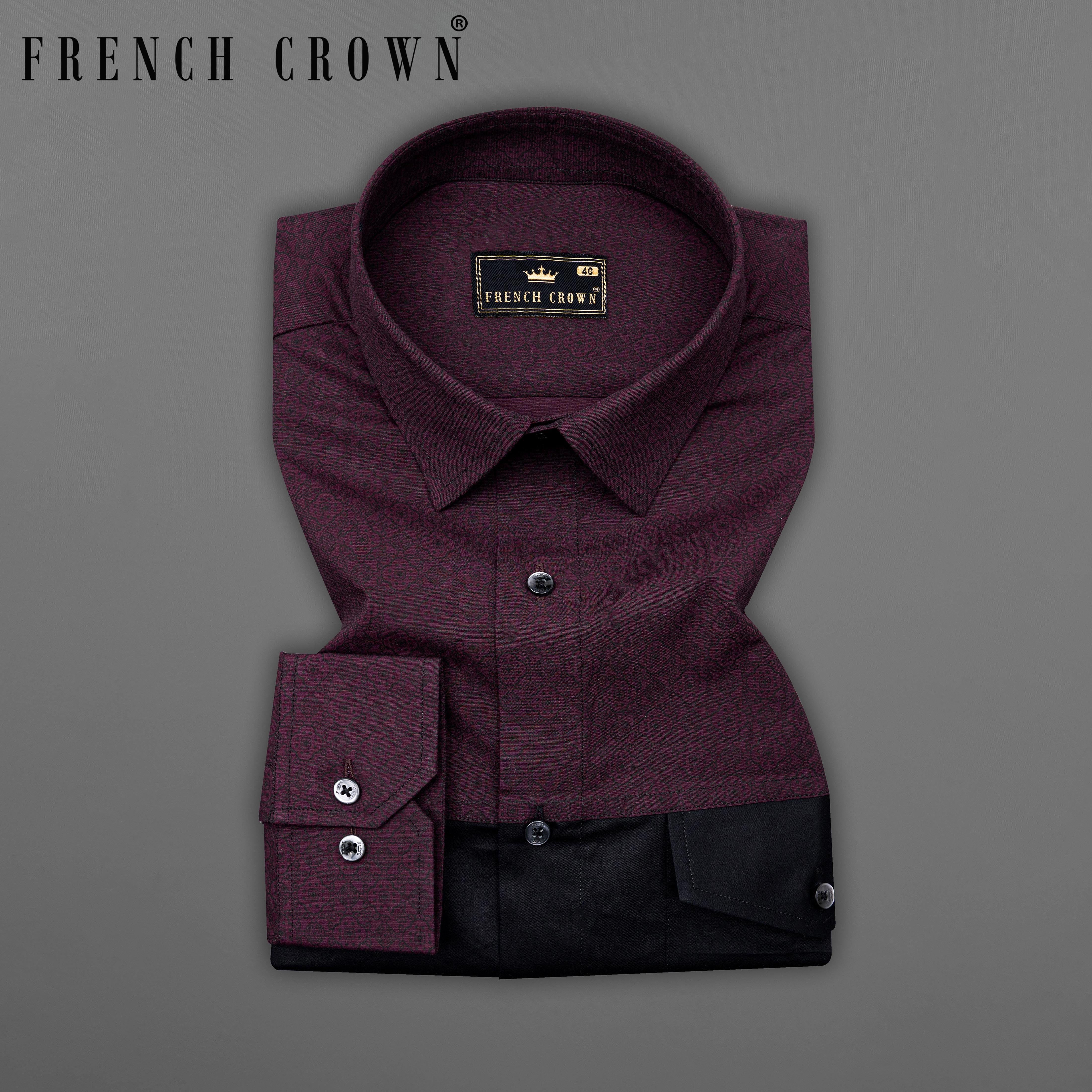 Thunder Violet with Jade Black Super Soft Premium Cotton Designer Shirt 8629-BLK-P134-38,8629-BLK-P134-H-38,8629-BLK-P134-39,8629-BLK-P134-H-39,8629-BLK-P134-40,8629-BLK-P134-H-40,8629-BLK-P134-42,8629-BLK-P134-H-42,8629-BLK-P134-44,8629-BLK-P134-H-44,8629-BLK-P134-46,8629-BLK-P134-H-46,8629-BLK-P134-48,8629-BLK-P134-H-48,8629-BLK-P134-50,8629-BLK-P134-H-50,8629-BLK-P134-52,8629-BLK-P134-H-52