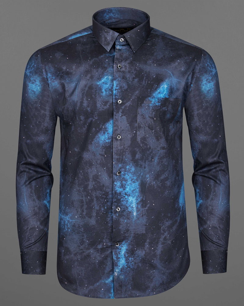 Thunder Navy Blue with Glacier Blue Marble Printed Super Soft Premium Cotton Shirt 8642-BLK-38,8642-BLK-H-38,8642-BLK-39,8642-BLK-H-39,8642-BLK-40,8642-BLK-H-40,8642-BLK-42,8642-BLK-H-42,8642-BLK-44,8642-BLK-H-44,8642-BLK-46,8642-BLK-H-46,8642-BLK-48,8642-BLK-H-48,8642-BLK-50,8642-BLK-H-50,8642-BLK-52,8642-BLK-H-52