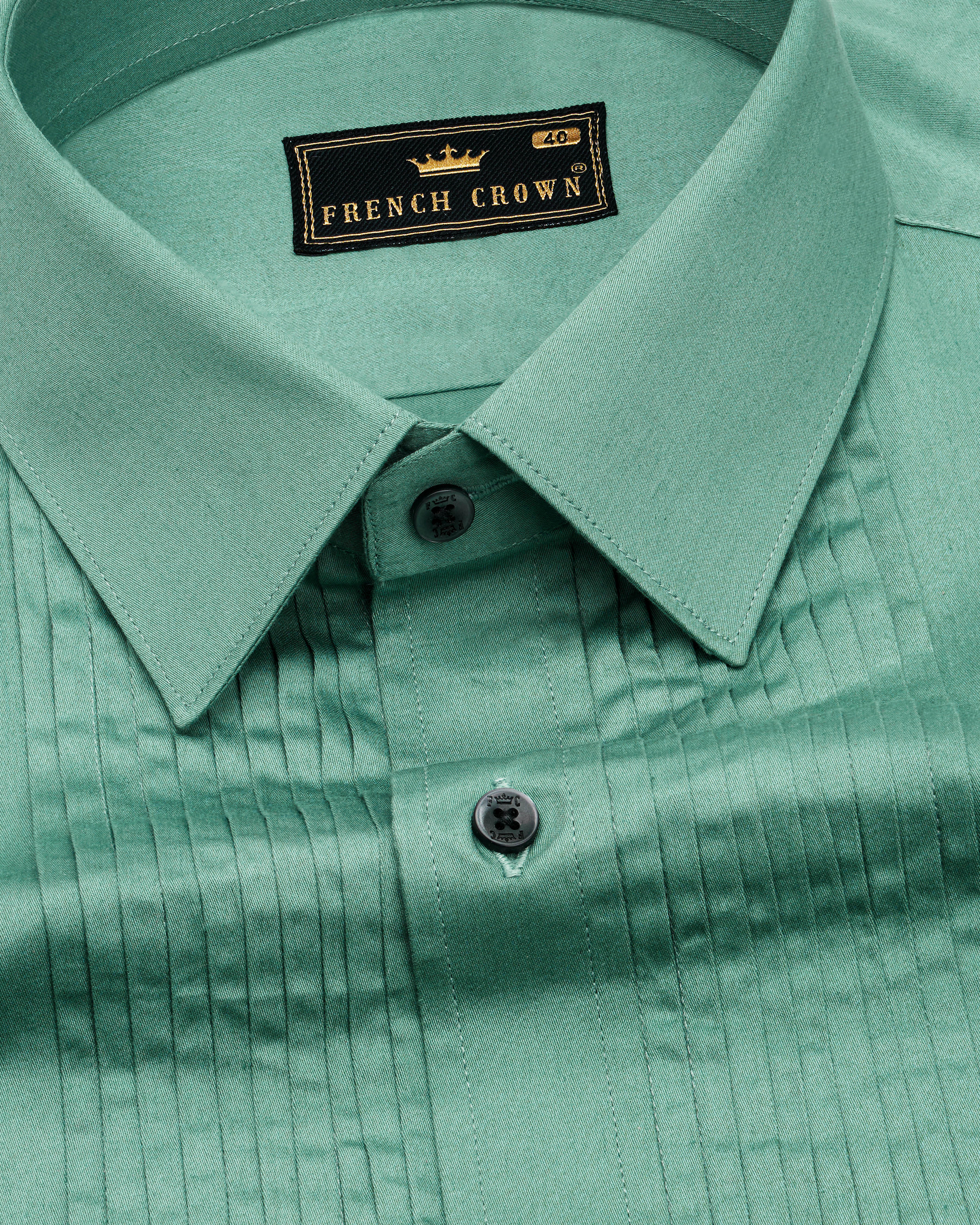 Patina Green Snake Pleated Super Soft Premium Cotton Tuxedo Shirt 8680-BLK-TXD-38,8680-BLK-TXD-H-38,8680-BLK-TXD-39,8680-BLK-TXD-H-39,8680-BLK-TXD-40,8680-BLK-TXD-H-40,8680-BLK-TXD-42,8680-BLK-TXD-H-42,8680-BLK-TXD-44,8680-BLK-TXD-H-44,8680-BLK-TXD-46,8680-BLK-TXD-H-46,8680-BLK-TXD-48,8680-BLK-TXD-H-48,8680-BLK-TXD-50,8680-BLK-TXD-H-50,8680-BLK-TXD-52,8680-BLK-TXD-H-52