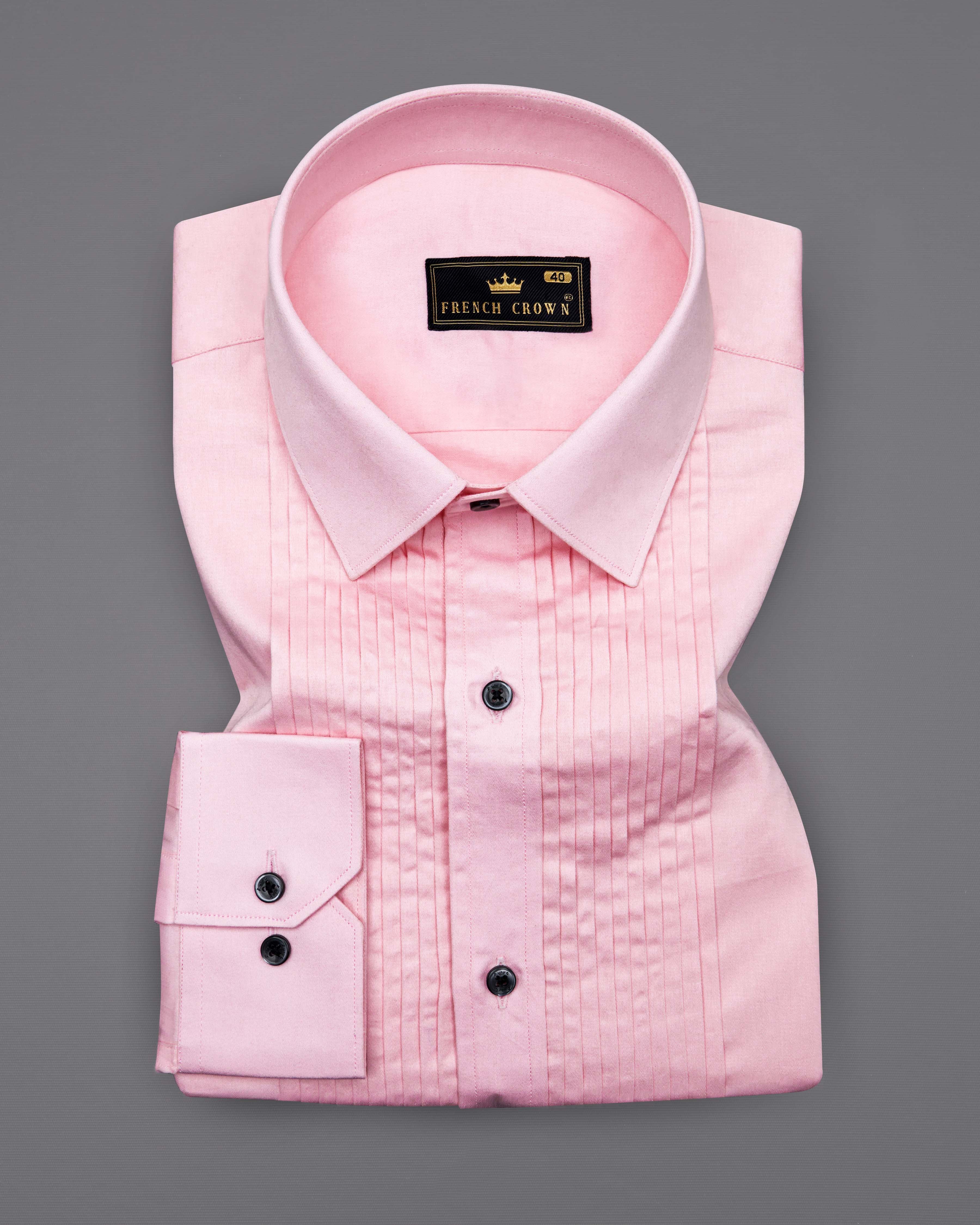 Pastel Pink Snake Pleated Super Soft Premium Cotton Tuxedo Shirt  8682-BLK-TXD-38,8682-BLK-TXD-H-38,8682-BLK-TXD-39,8682-BLK-TXD-H-39,8682-BLK-TXD-40,8682-BLK-TXD-H-40,8682-BLK-TXD-42,8682-BLK-TXD-H-42,8682-BLK-TXD-44,8682-BLK-TXD-H-44,8682-BLK-TXD-46,8682-BLK-TXD-H-46,8682-BLK-TXD-48,8682-BLK-TXD-H-48,8682-BLK-TXD-50,8682-BLK-TXD-H-50,8682-BLK-TXD-52,8682-BLK-TXD-H-52