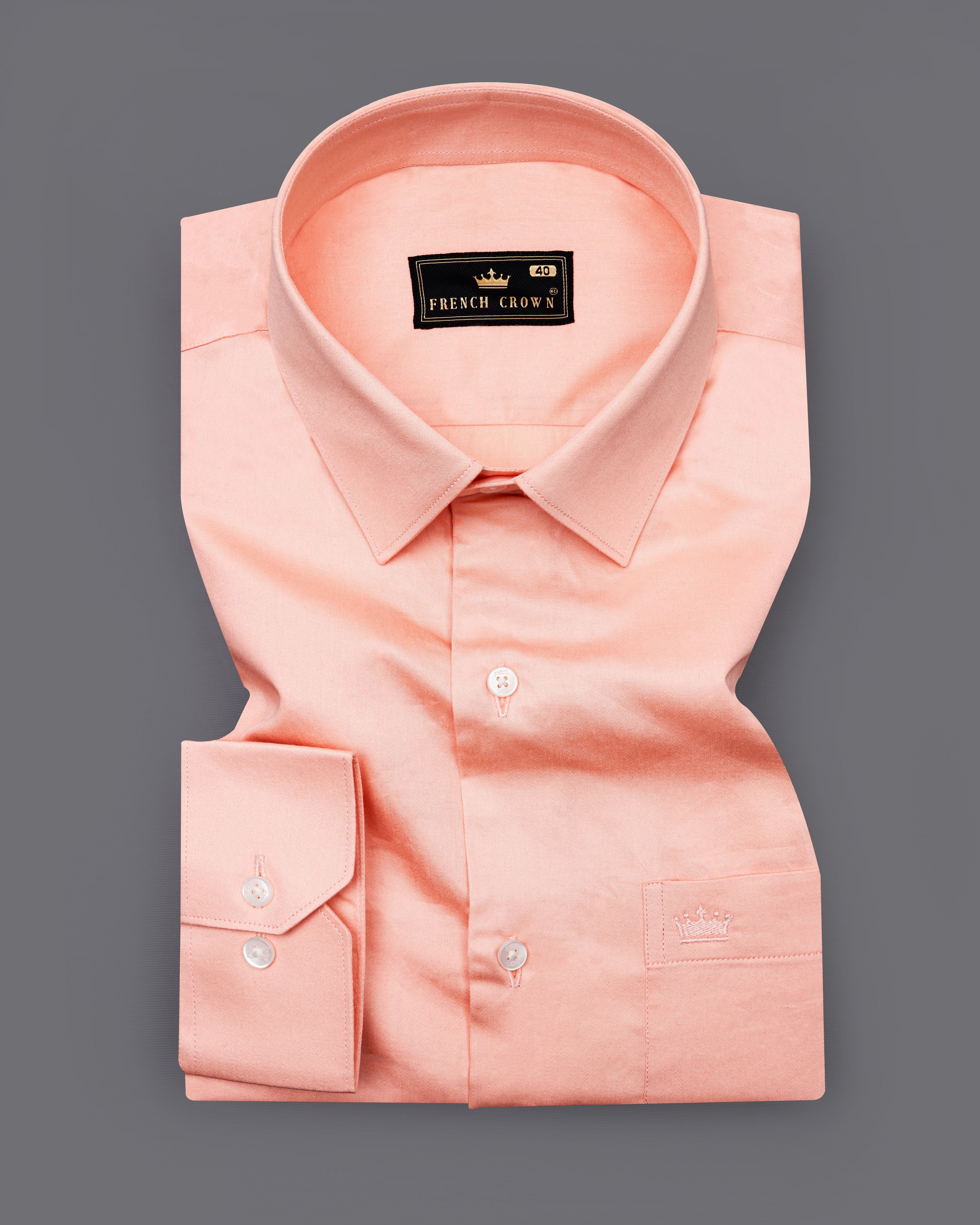 Melon Peach Snake Pleated Super Soft Premium Cotton Shirt  8694-TXD-38,8694-TXD-H-38,8694-TXD-39,8694-TXD-H-39,8694-TXD-40,8694-TXD-H-40,8694-TXD-42,8694-TXD-H-42,8694-TXD-44,8694-TXD-H-44,8694-TXD-46,8694-TXD-H-46,8694-TXD-48,8694-TXD-H-48,8694-TXD-50,8694-TXD-H-50,8694-TXD-52,8694-TXD-H-52