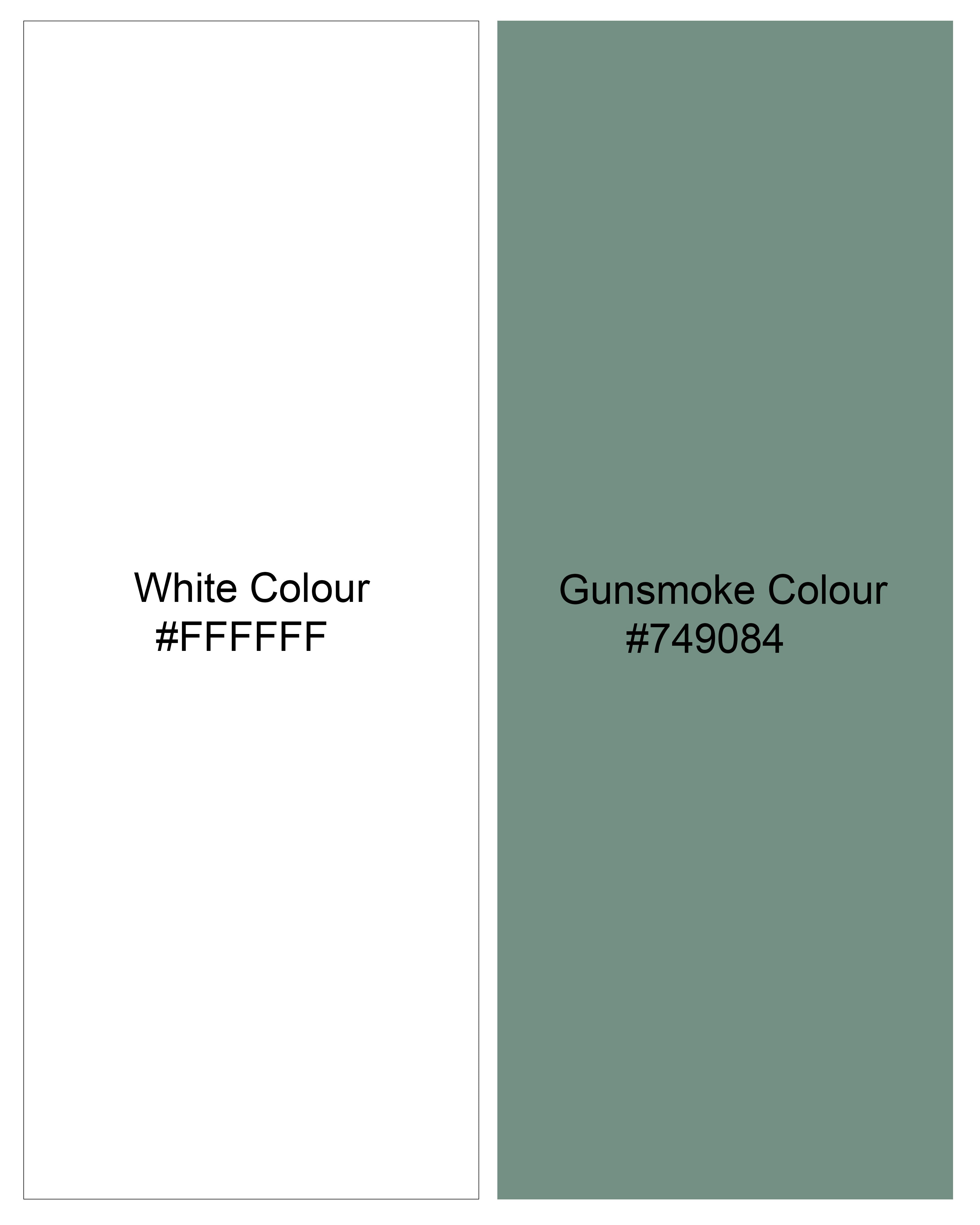 Gunsmoke Green Pinstriped Royal Oxford Shirt 8746-38,8746-H-38,8746-39,8746-H-39,8746-40,8746-H-40,8746-42,8746-H-42,8746-44,8746-H-44,8746-46,8746-H-46,8746-48,8746-H-48,8746-50,8746-H-50,8746-52,8746-H-52