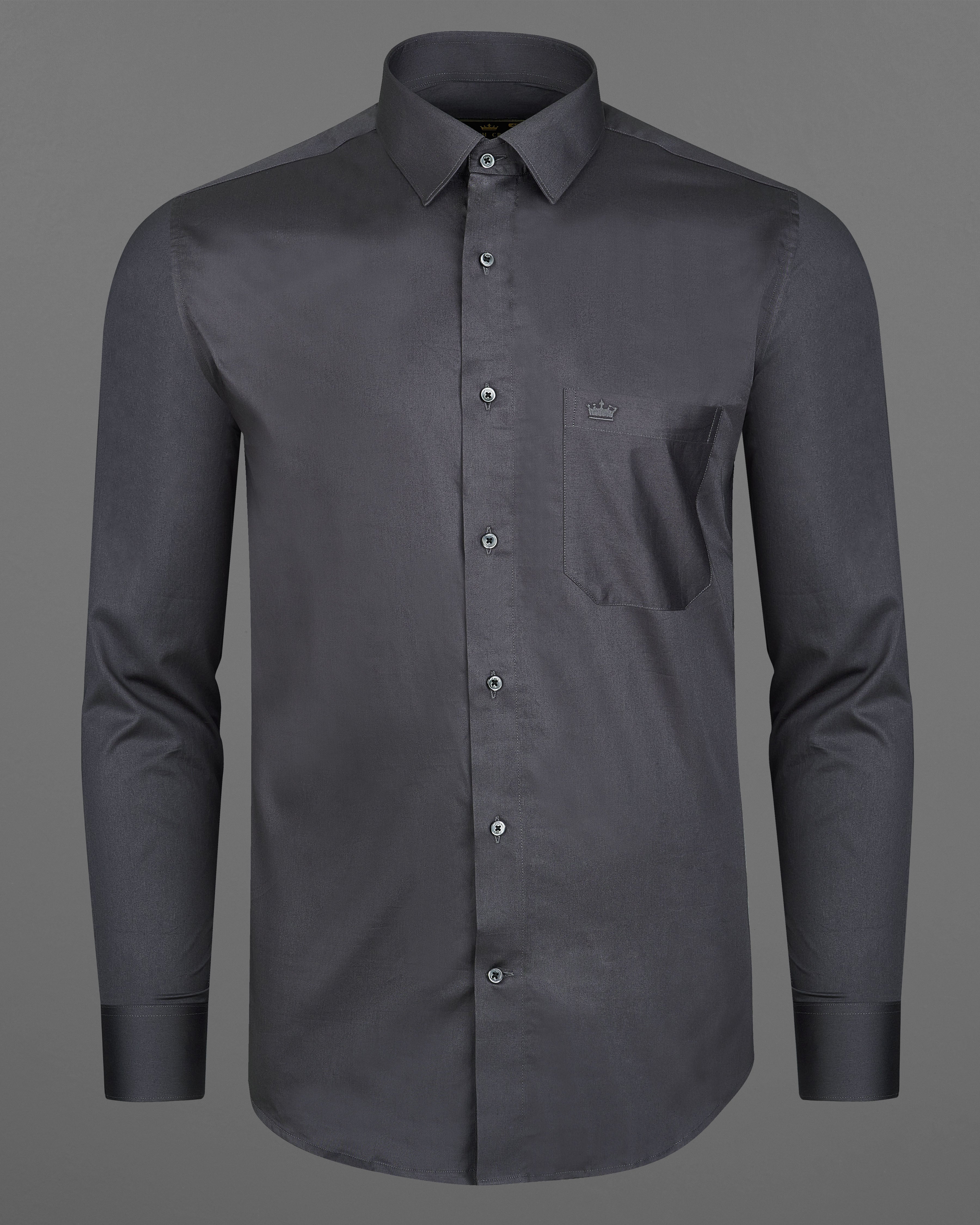 Iridium Gray Subtle Sheen Super Soft Premium Cotton Shirt 8847-BLK-38, 8847-BLK-H-38, 8847-BLK-39, 8847-BLK-H-39, 8847-BLK-40, 8847-BLK-H-40, 8847-BLK-42, 8847-BLK-H-42, 8847-BLK-44, 8847-BLK-H-44, 8847-BLK-46, 8847-BLK-H-46, 8847-BLK-48, 8847-BLK-H-48, 8847-BLK-50, 8847-BLK-H-50, 8847-BLK-52, 8847-BLK-H-52
