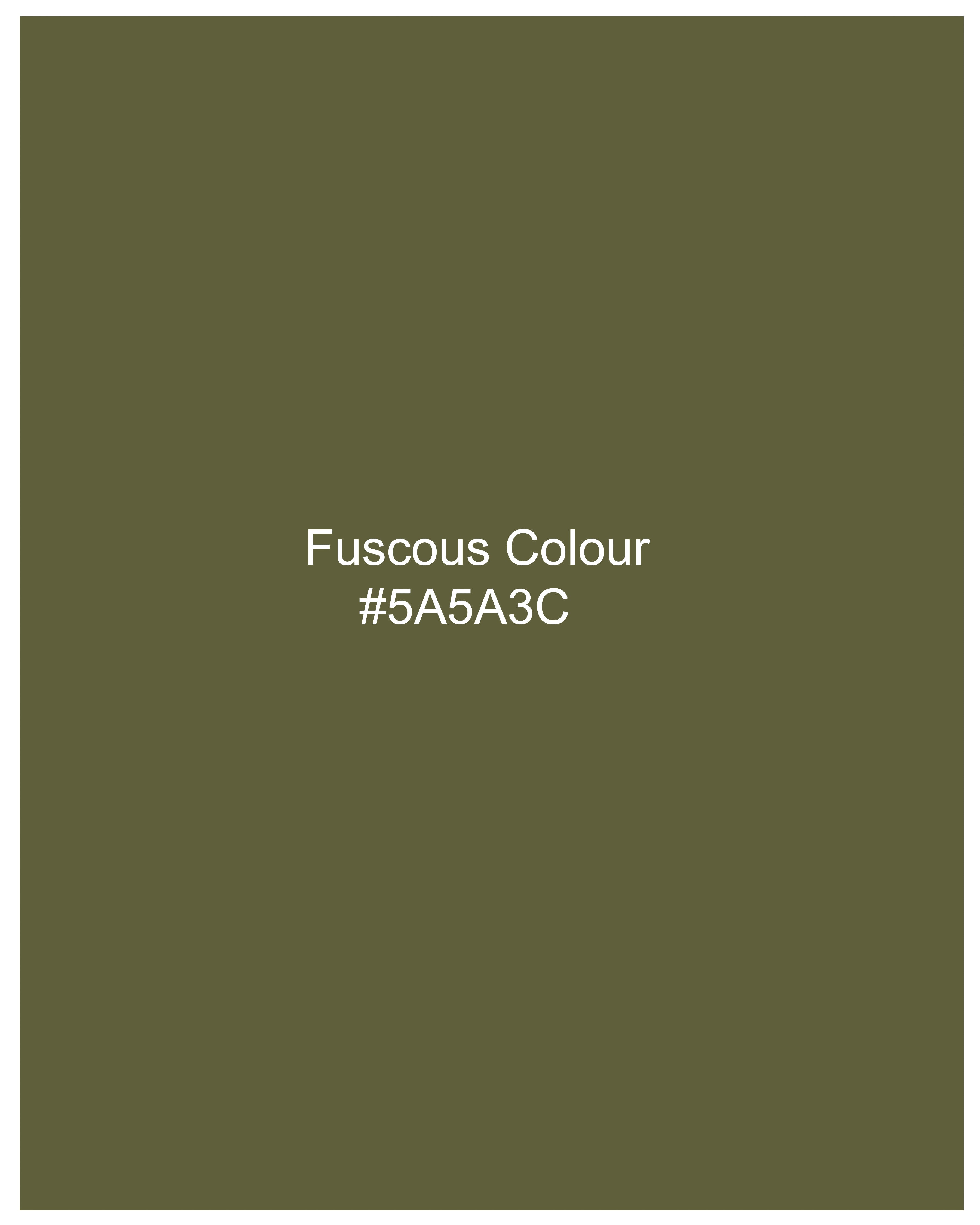 Fuscous Green Subtle Sheen Snake Pleated Super Soft Premium Cotton Tuxedo Shirt