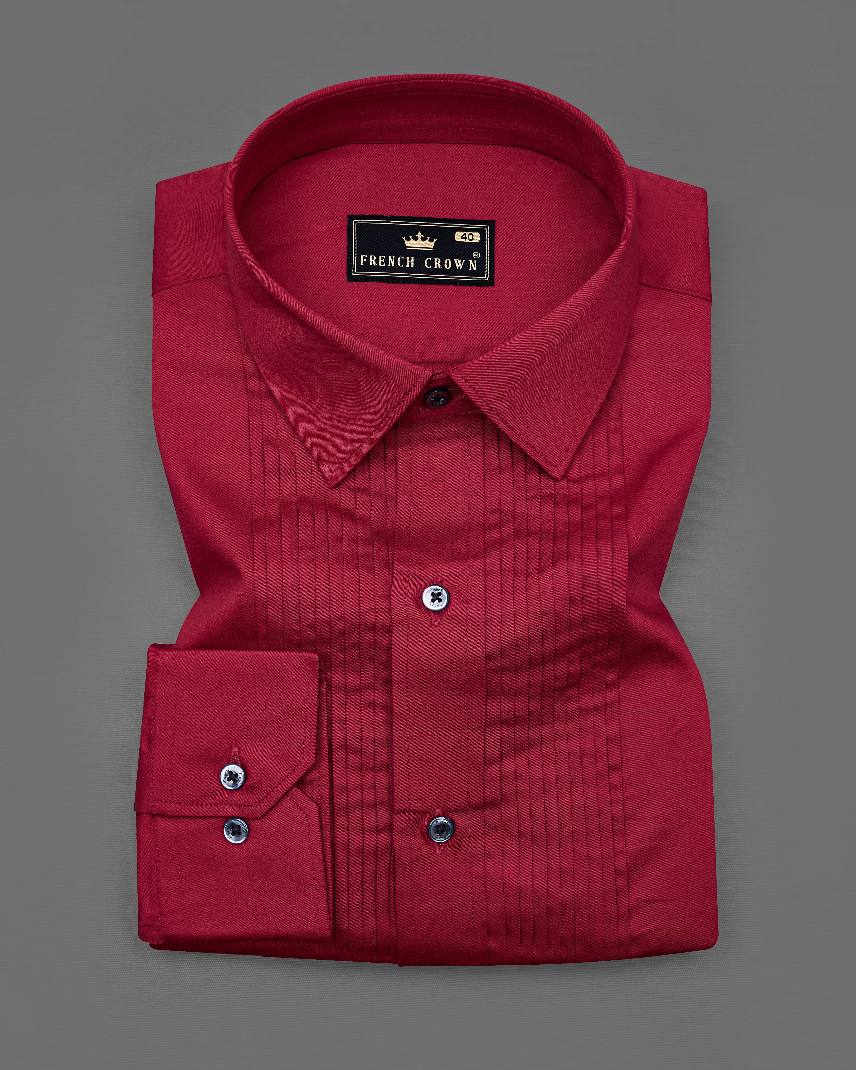 Vivid Auburn Red Subtle Sheen Snake Pleated Super Soft Premium Cotton Tuxedo Shirt 8868-BLK-TXD-38, 8868-BLK-TXD-H-38, 8868-BLK-TXD-39, 8868-BLK-TXD-H-39, 8868-BLK-TXD-40, 8868-BLK-TXD-H-40, 8868-BLK-TXD-42, 8868-BLK-TXD-H-42, 8868-BLK-TXD-44, 8868-BLK-TXD-H-44, 8868-BLK-TXD-46, 8868-BLK-TXD-H-46, 8868-BLK-TXD-48, 8868-BLK-TXD-H-48, 8868-BLK-TXD-50, 8868-BLK-TXD-H-50, 8868-BLK-TXD-52, 8868-BLK-TXD-H-52