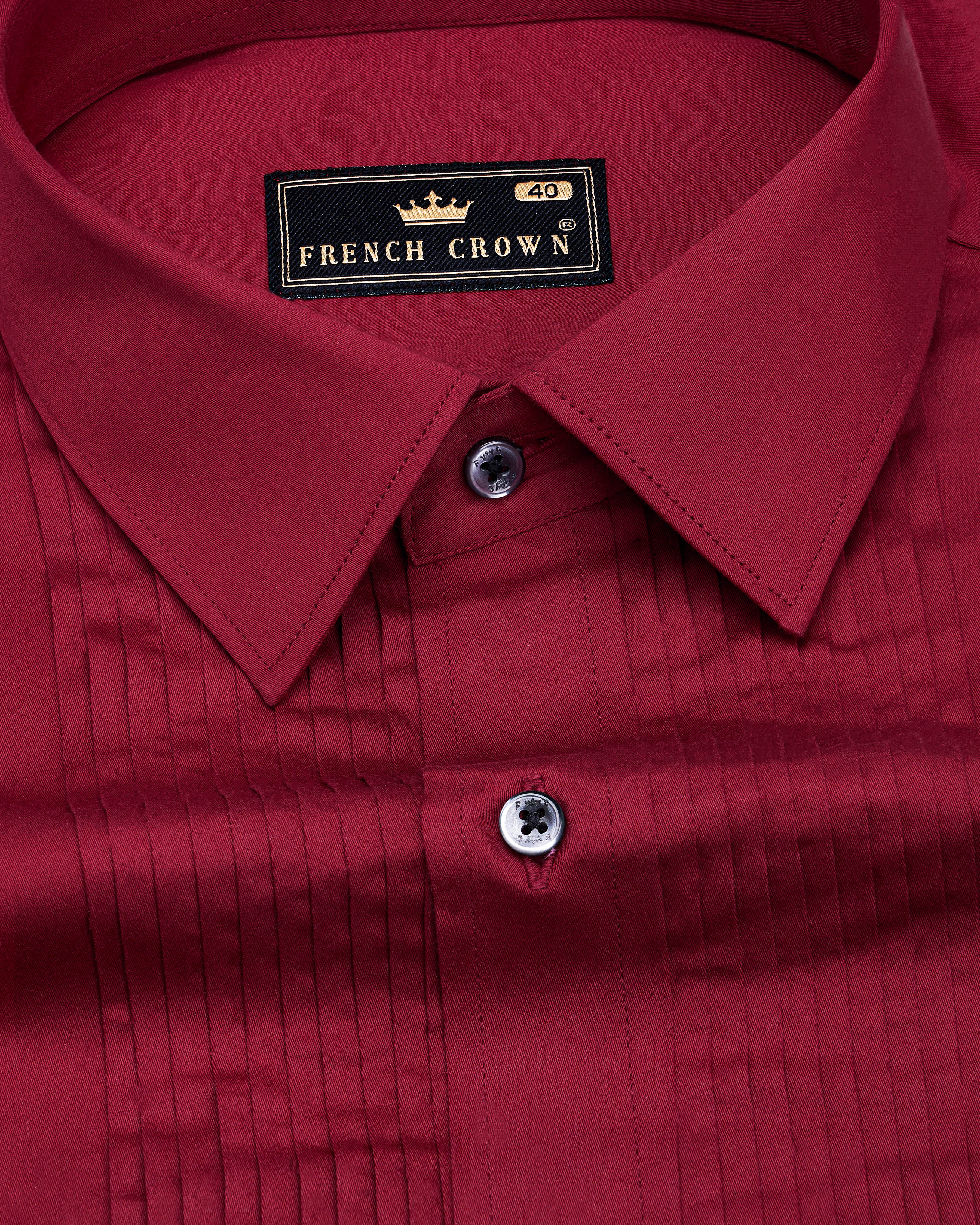 Vivid Auburn Red Subtle Sheen Snake Pleated Super Soft Premium Cotton Tuxedo Shirt 8868-BLK-TXD-38, 8868-BLK-TXD-H-38, 8868-BLK-TXD-39, 8868-BLK-TXD-H-39, 8868-BLK-TXD-40, 8868-BLK-TXD-H-40, 8868-BLK-TXD-42, 8868-BLK-TXD-H-42, 8868-BLK-TXD-44, 8868-BLK-TXD-H-44, 8868-BLK-TXD-46, 8868-BLK-TXD-H-46, 8868-BLK-TXD-48, 8868-BLK-TXD-H-48, 8868-BLK-TXD-50, 8868-BLK-TXD-H-50, 8868-BLK-TXD-52, 8868-BLK-TXD-H-52