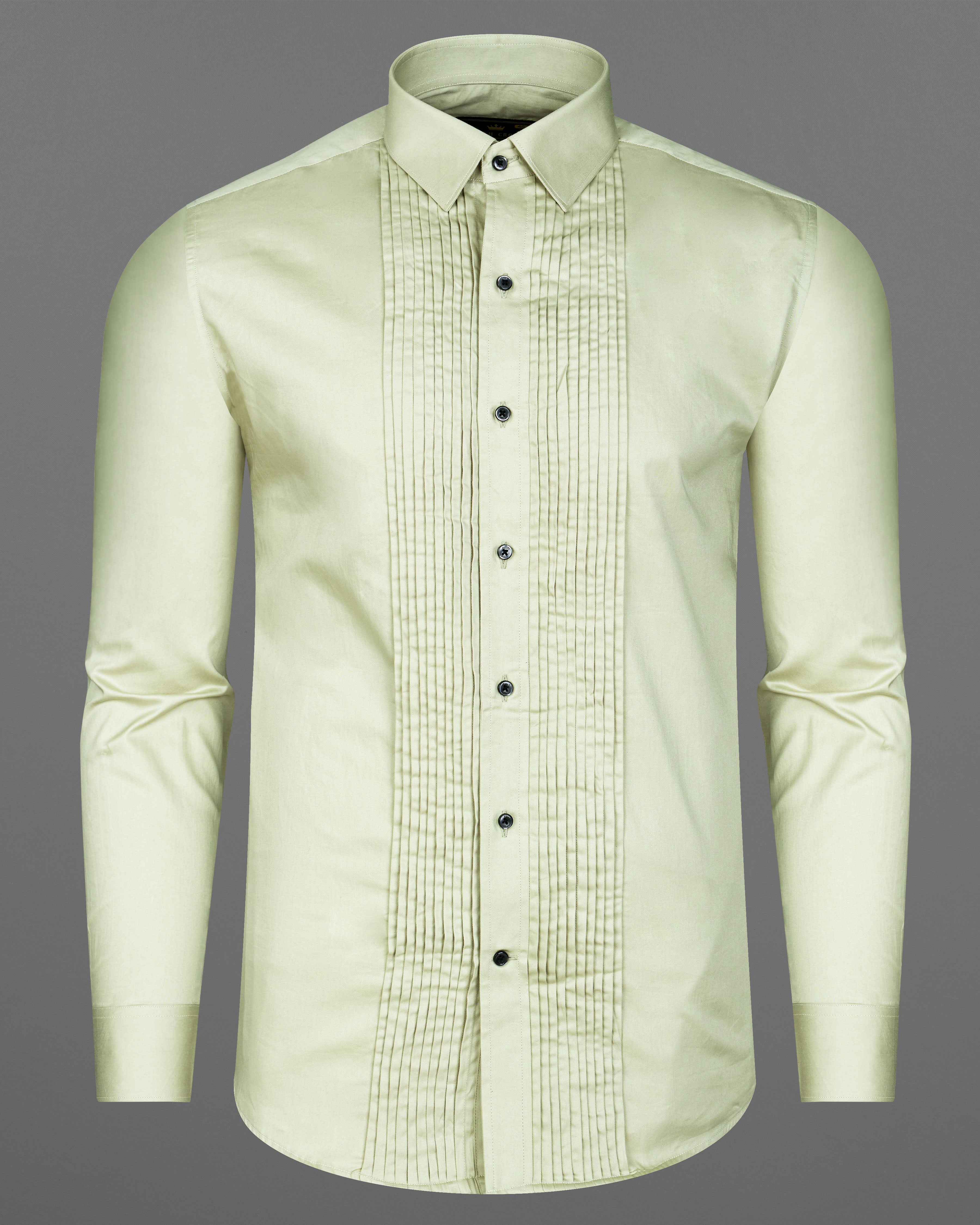 Coriander Green Snake Pleated Super Soft Premium Cotton Tuxedo Shirt 8874-BLK-TXD-38, 8874-BLK-TXD-H-38, 8874-BLK-TXD-39, 8874-BLK-TXD-H-39, 8874-BLK-TXD-40, 8874-BLK-TXD-H-40, 8874-BLK-TXD-42, 8874-BLK-TXD-H-42, 8874-BLK-TXD-44, 8874-BLK-TXD-H-44, 8874-BLK-TXD-46, 8874-BLK-TXD-H-46, 8874-BLK-TXD-48, 8874-BLK-TXD-H-48, 8874-BLK-TXD-50, 8874-BLK-TXD-H-50, 8874-BLK-TXD-52, 8874-BLK-TXD-H-52