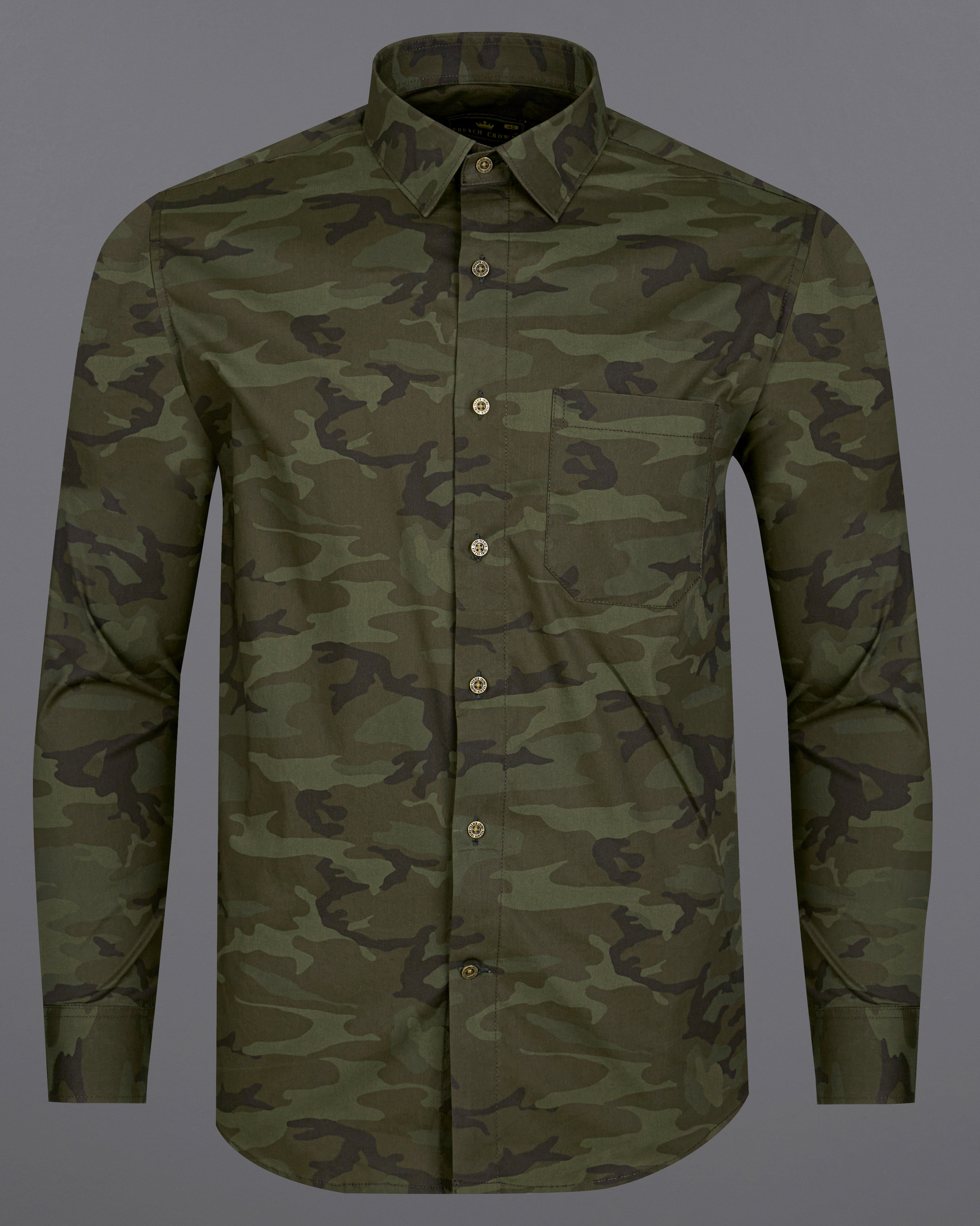 Taupe Green with Finch Green Camouflage Printed Royal Oxford Shirt 8893-MB-38, 8893-MB-H-38, 8893-MB-39, 8893-MB-H-39, 8893-MB-40, 8893-MB-H-40, 8893-MB-42, 8893-MB-H-42, 8893-MB-44, 8893-MB-H-44, 8893-MB-46, 8893-MB-H-46, 8893-MB-48, 8893-MB-H-48, 8893-MB-50, 8893-MB-H-50, 8893-MB-52, 8893-MB-H-52