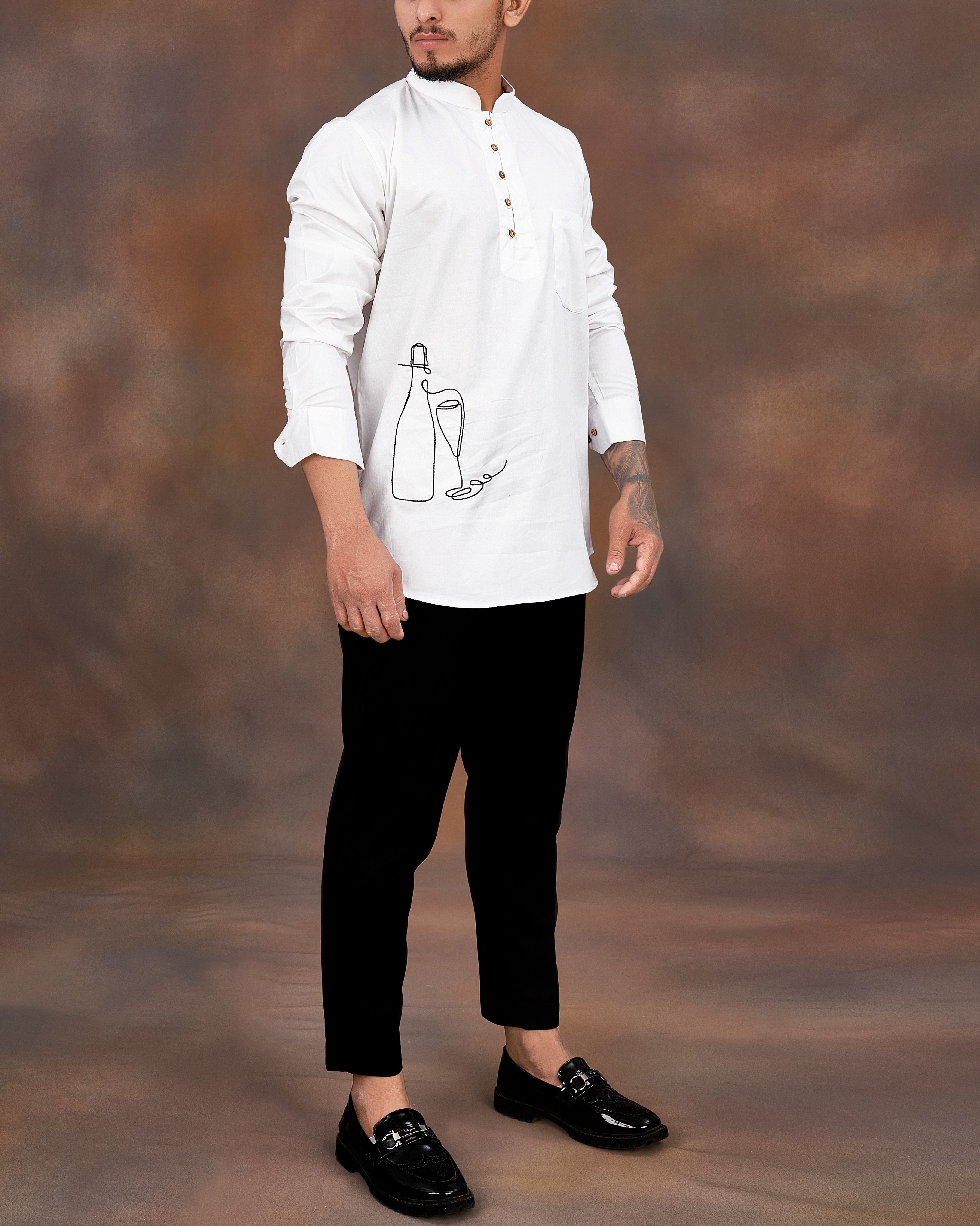 Bright White Subtle Sheen Champagne Embroidered Super Soft Premium Cotton Kurta Shirt 2670-KS-E031-38,2670-KS-E031-H-38,2670-KS-E031-39,2670-KS-E031-H-39,2670-KS-E031-40,2670-KS-E031-H-40,2670-KS-E031-42,2670-KS-E031-H-42,2670-KS-E031-44,2670-KS-E031-H-44,2670-KS-E031-46,2670-KS-E031-H-46,2670-KS-E031-48,2670-KS-E031-H-48,2670-KS-E031-50,2670-KS-E031-H-50,2670-KS-E031-52,2670-KS-E031-H-52