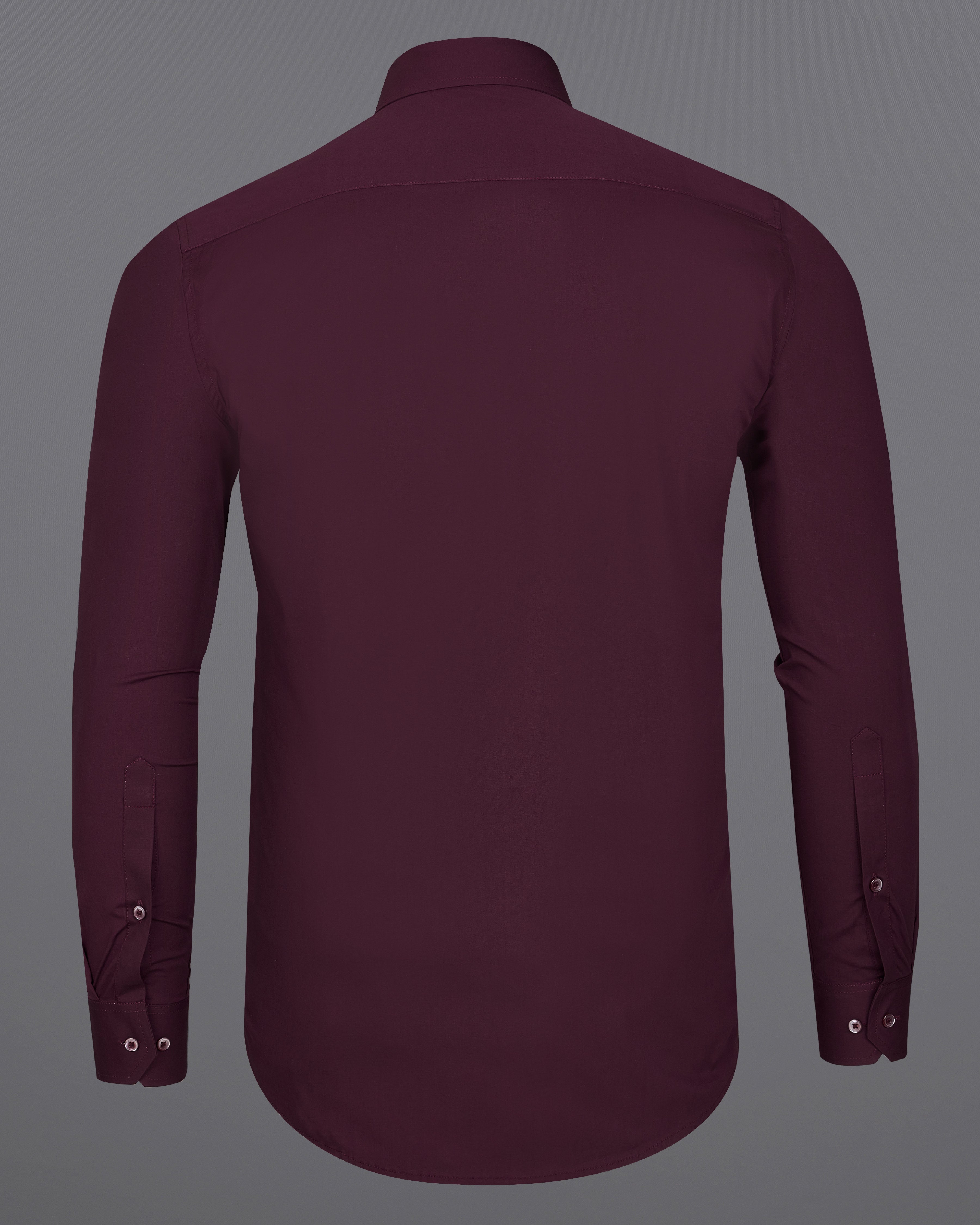 Wine Berry Premium Cotton Shirt