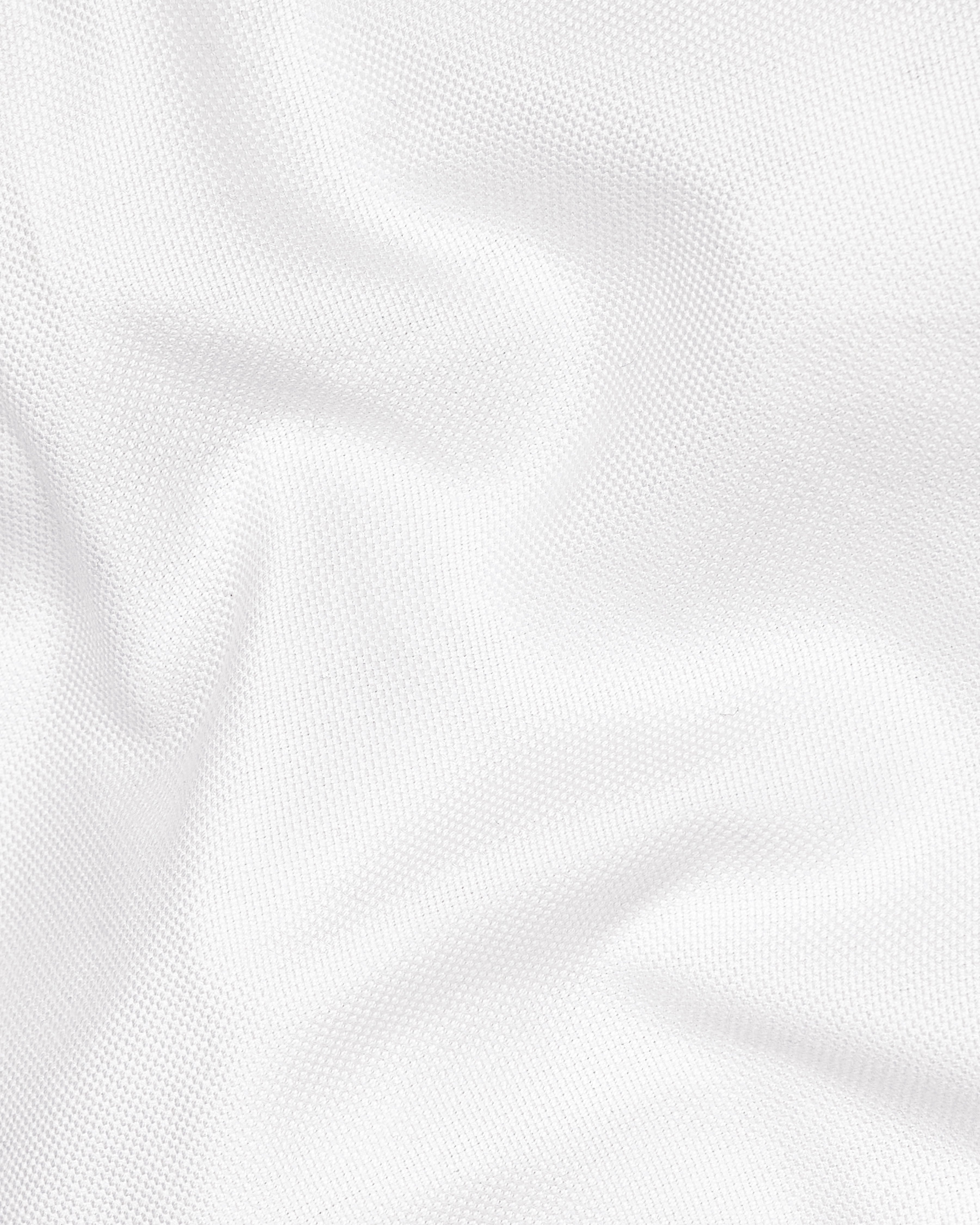 Bright White Dobby Textured Premium Giza Cotton Shirt