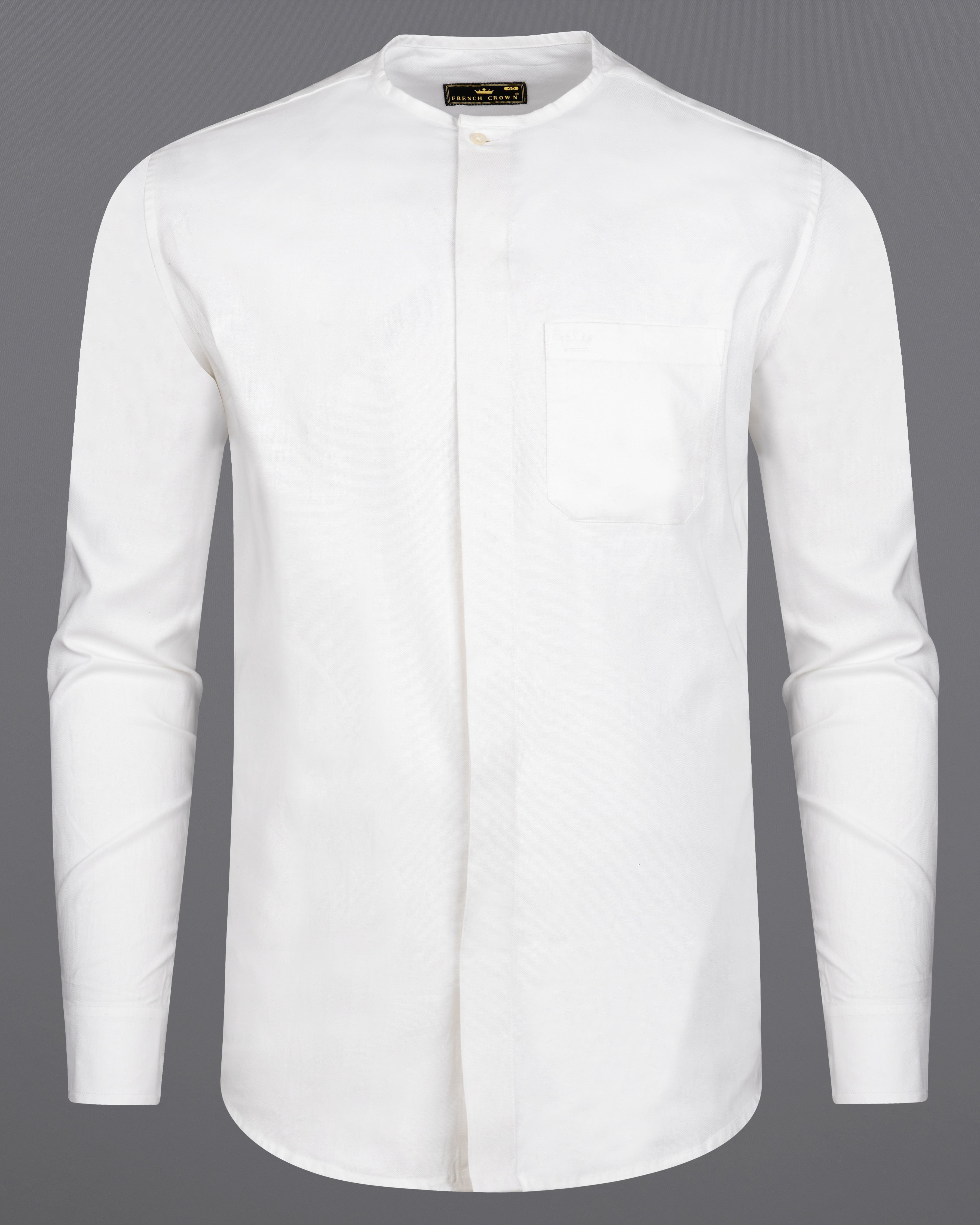 Bright White Royal Oxford Designer Shirt