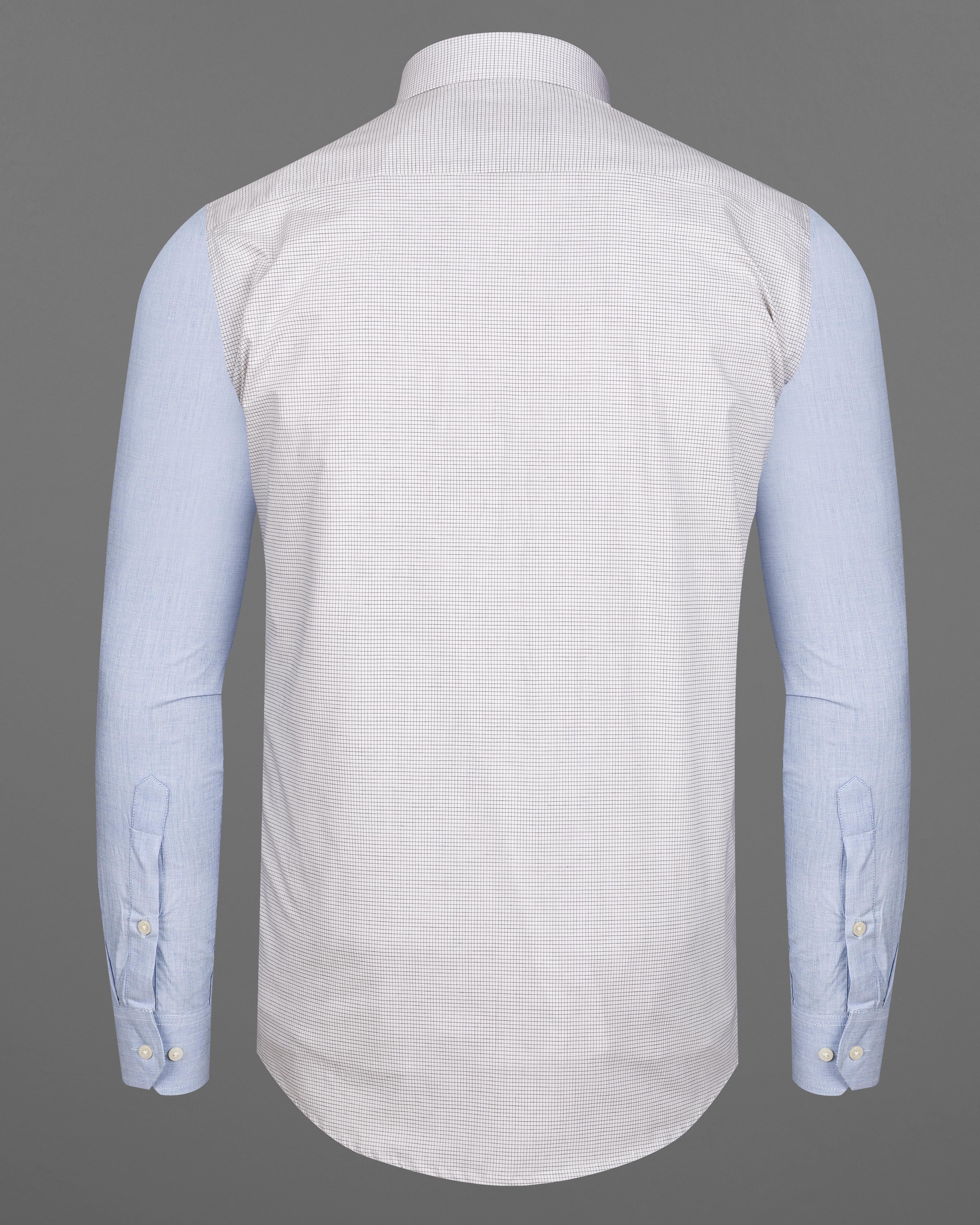 Off White with Pastel Blue Premium Cotton Designer Shirt 9076-P238-38, 9076-P238-H-38, 9076-P238-39, 9076-P238-H-39, 9076-P238-40, 9076-P238-H-40, 9076-P238-42, 9076-P238-H-42, 9076-P238-44, 9076-P238-H-44, 9076-P238-46, 9076-P238-H-46, 9076-P238-48, 9076-P238-H-48, 9076-P238-50, 9076-P238-H-50, 9076-P238-52, 9076-P238-H-52