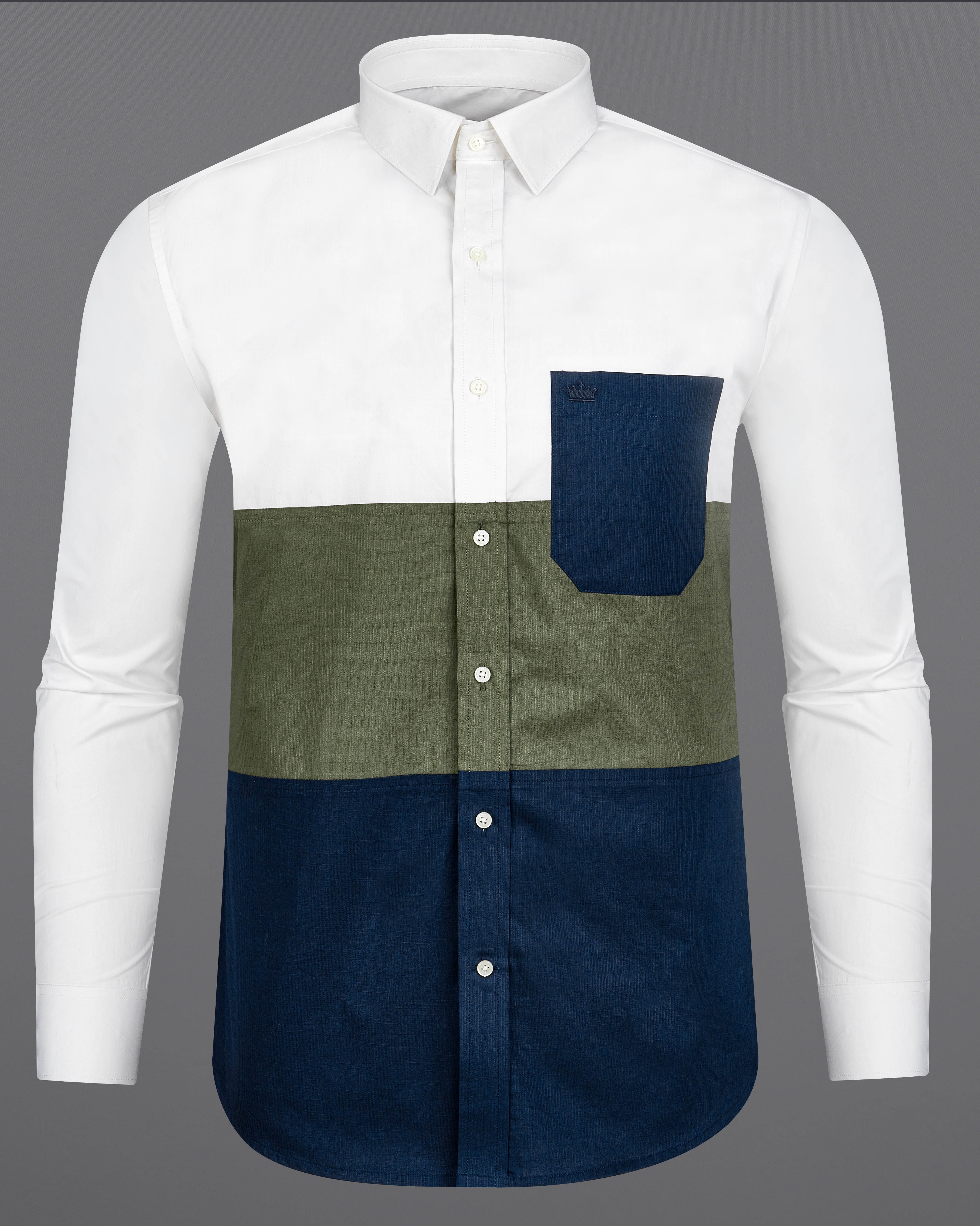 Bright White with Asparagus Green and Blue Block Pattern Dobby Designer Shirt 9080-P118-38, 9080-P118-H-38, 9080-P118-39, 9080-P118-H-39, 9080-P118-40, 9080-P118-H-40, 9080-P118-42, 9080-P118-H-42, 9080-P118-44, 9080-P118-H-44, 9080-P118-46, 9080-P118-H-46, 9080-P118-48, 9080-P118-H-48, 9080-P118-50, 9080-P118-H-50, 9080-P118-52, 9080-P118-H-52