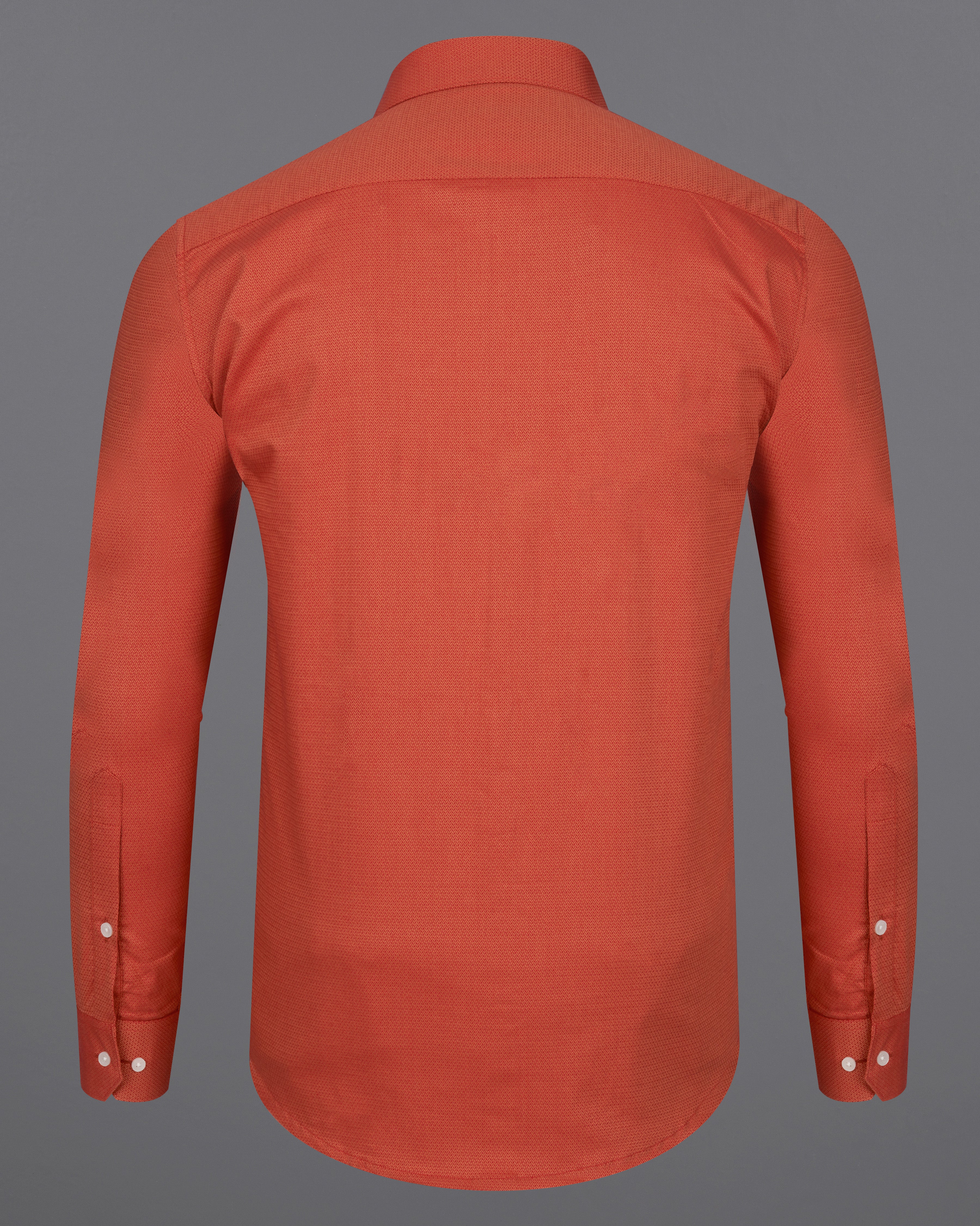 Mahogany Orange Dobby Textured Premium Giza Cotton Shirt 9081-38, 9081-H-38, 9081-39, 9081-H-39, 9081-40, 9081-H-40, 9081-42, 9081-H-42, 9081-44, 9081-H-44, 9081-46, 9081-H-46, 9081-48, 9081-H-48, 9081-50, 9081-H-50, 9081-52, 9081-H-52