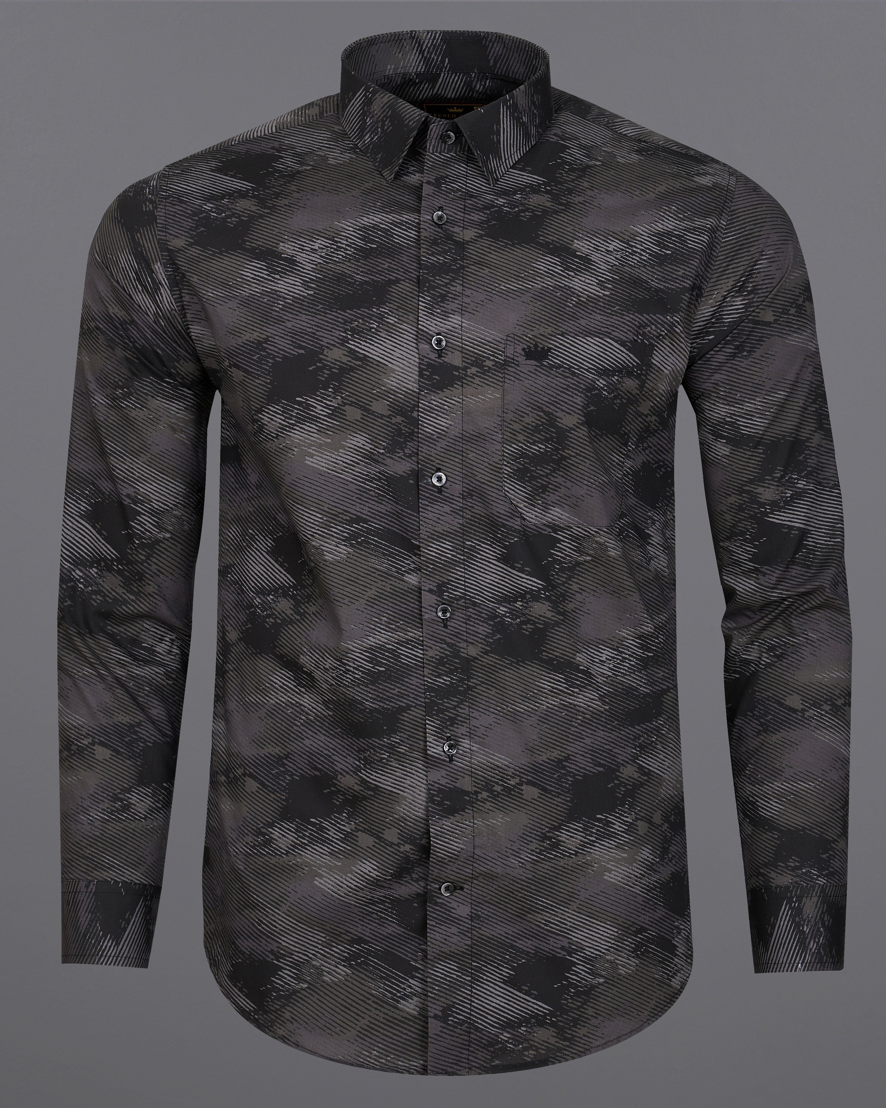 Wenge Gray with Black Premium Cotton Shirt 9134-BLK-38,9134-BLK-H-38,9134-BLK-39,9134-BLK-H-39,9134-BLK-40,9134-BLK-H-40,9134-BLK-42,9134-BLK-H-42,9134-BLK-44,9134-BLK-H-44,9134-BLK-46,9134-BLK-H-46,9134-BLK-48,9134-BLK-H-48,9134-BLK-50,9134-BLK-H-50,9134-BLK-52,9134-BLK-H-52
