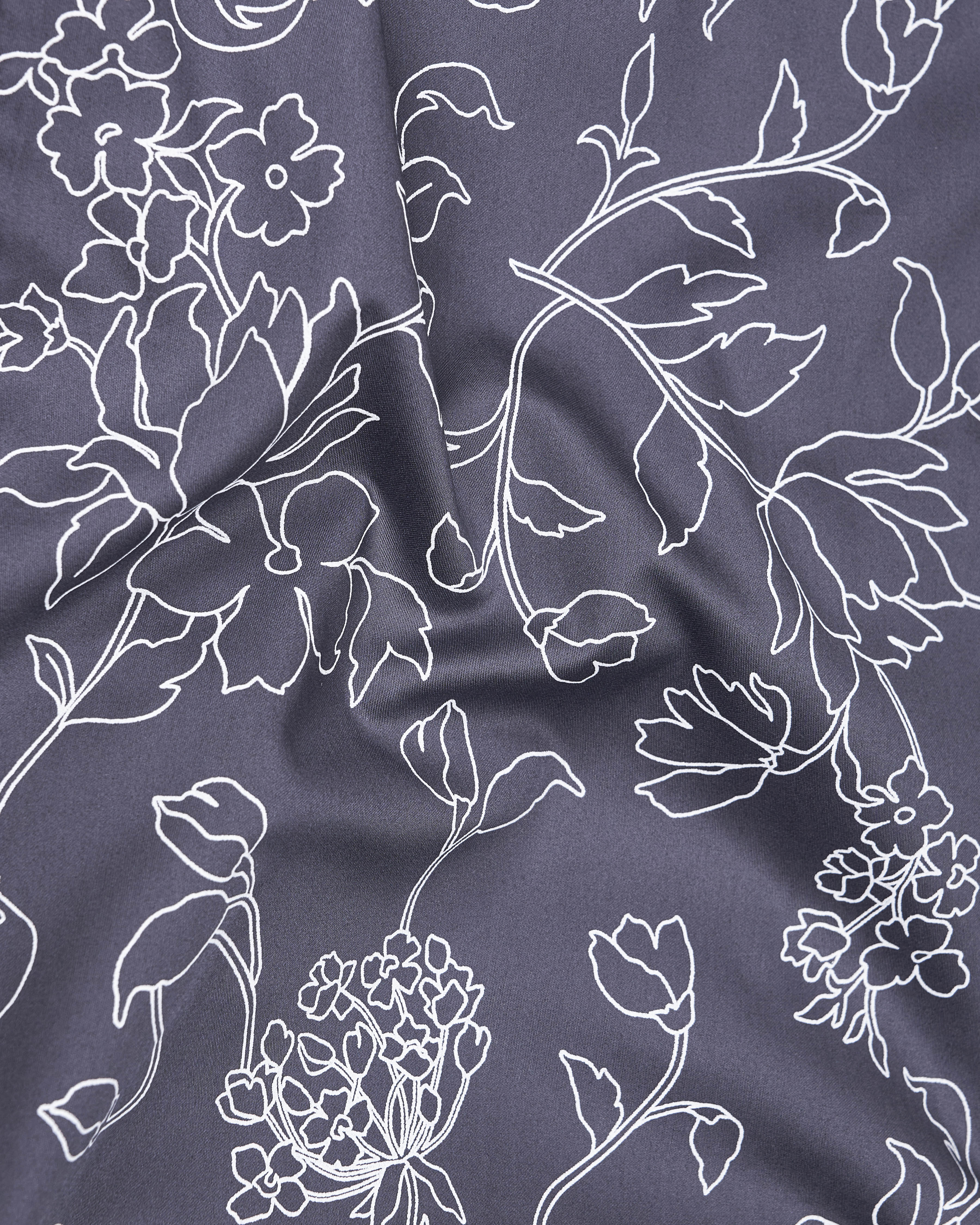 Shuttle Gray Floral Printed Super Soft Premium Cotton Shirt 9187-M-38, 9187-M-H-38, 9187-M-39, 9187-M-H-39, 9187-M-40, 9187-M-H-40, 9187-M-42, 9187-M-H-42, 9187-M-44, 9187-M-H-44, 9187-M-46, 9187-M-H-46, 9187-M-48, 9187-M-H-48, 9187-M-50, 9187-M-H-50, 9187-M-52, 9187-M-H-52