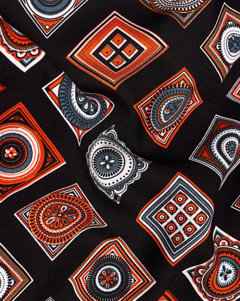 Jade Black with Multicolour Bohemian Printed Premium Tencel Shirt 9275-BLK-38,9275-BLK-H-38,9275-BLK-39,9275-BLK-H-39,9275-BLK-40,9275-BLK-H-40,9275-BLK-42,9275-BLK-H-42,9275-BLK-44,9275-BLK-H-44,9275-BLK-46,9275-BLK-H-46,9275-BLK-48,9275-BLK-H-48,9275-BLK-50,9275-BLK-H-50,9275-BLK-52,9275-BLK-H-52